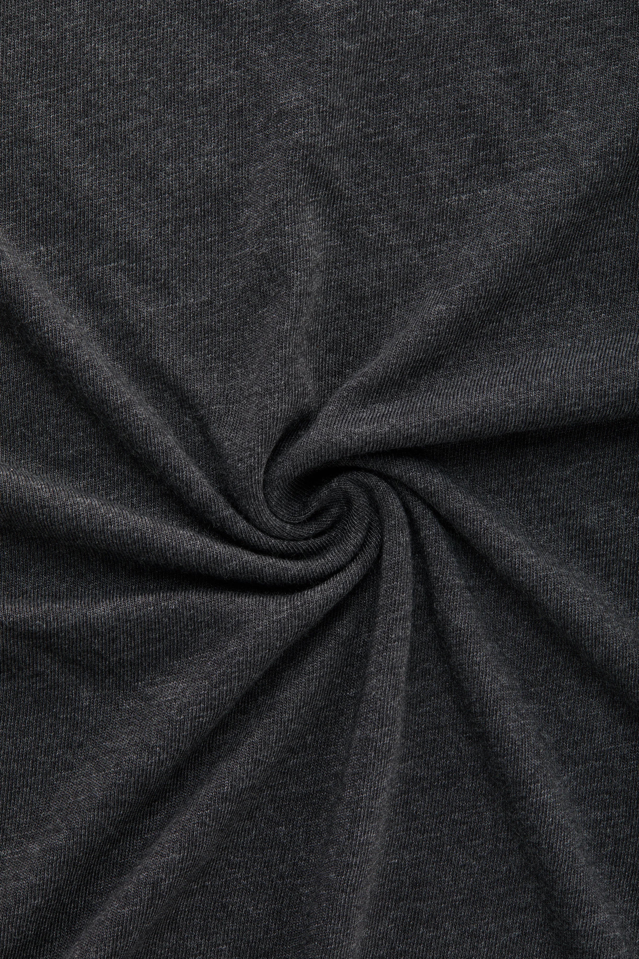 Bamboo Sorona Short Sleeve Roll Neck T-Shirt Black Beauty sold by Wolf vs Goat product image thumbnail 4