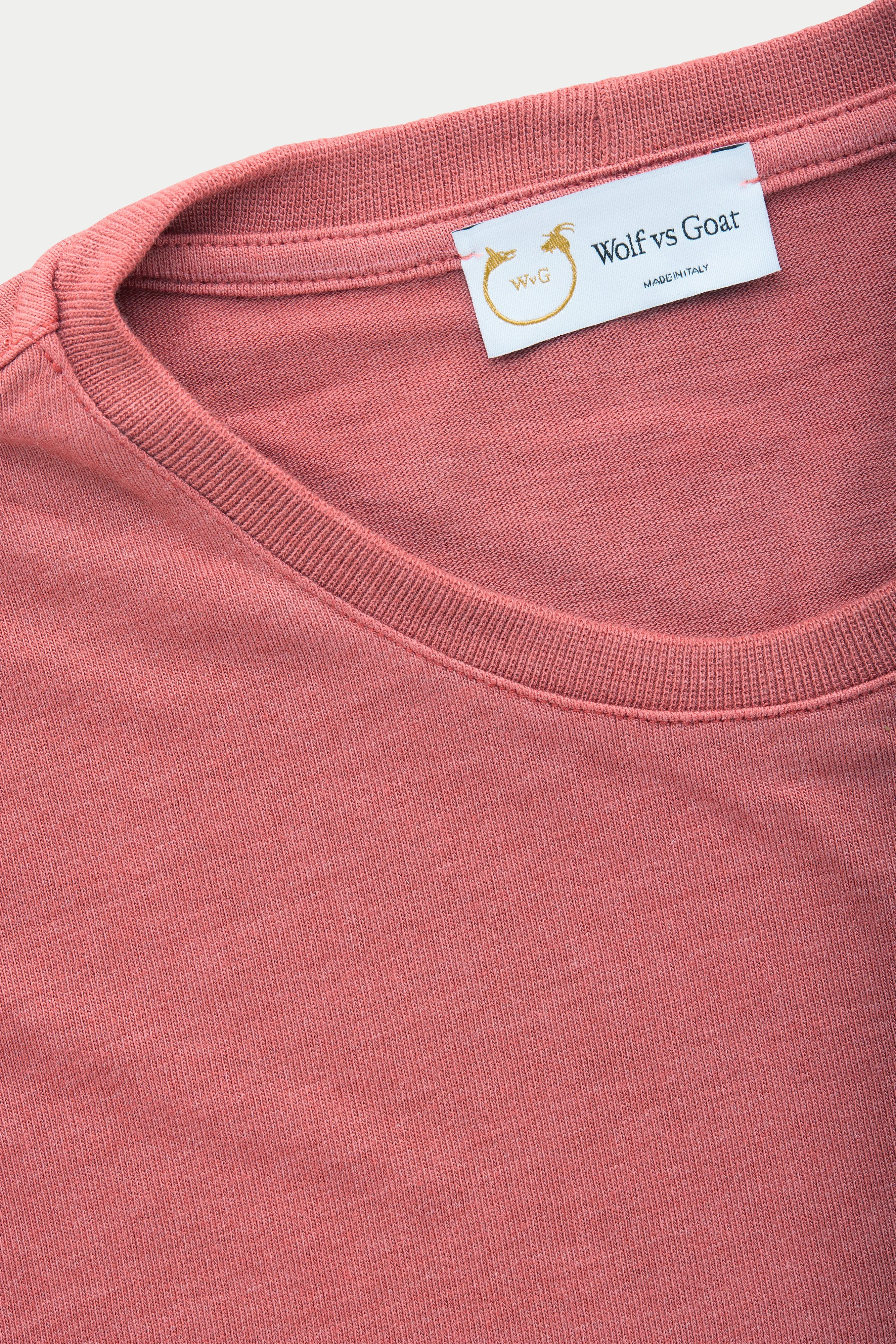 Heavyweight Short Sleeve Bamboo Sorona Jersey Crewneck Dusty Cedar sold by Wolf vs Goat product image thumbnail 3