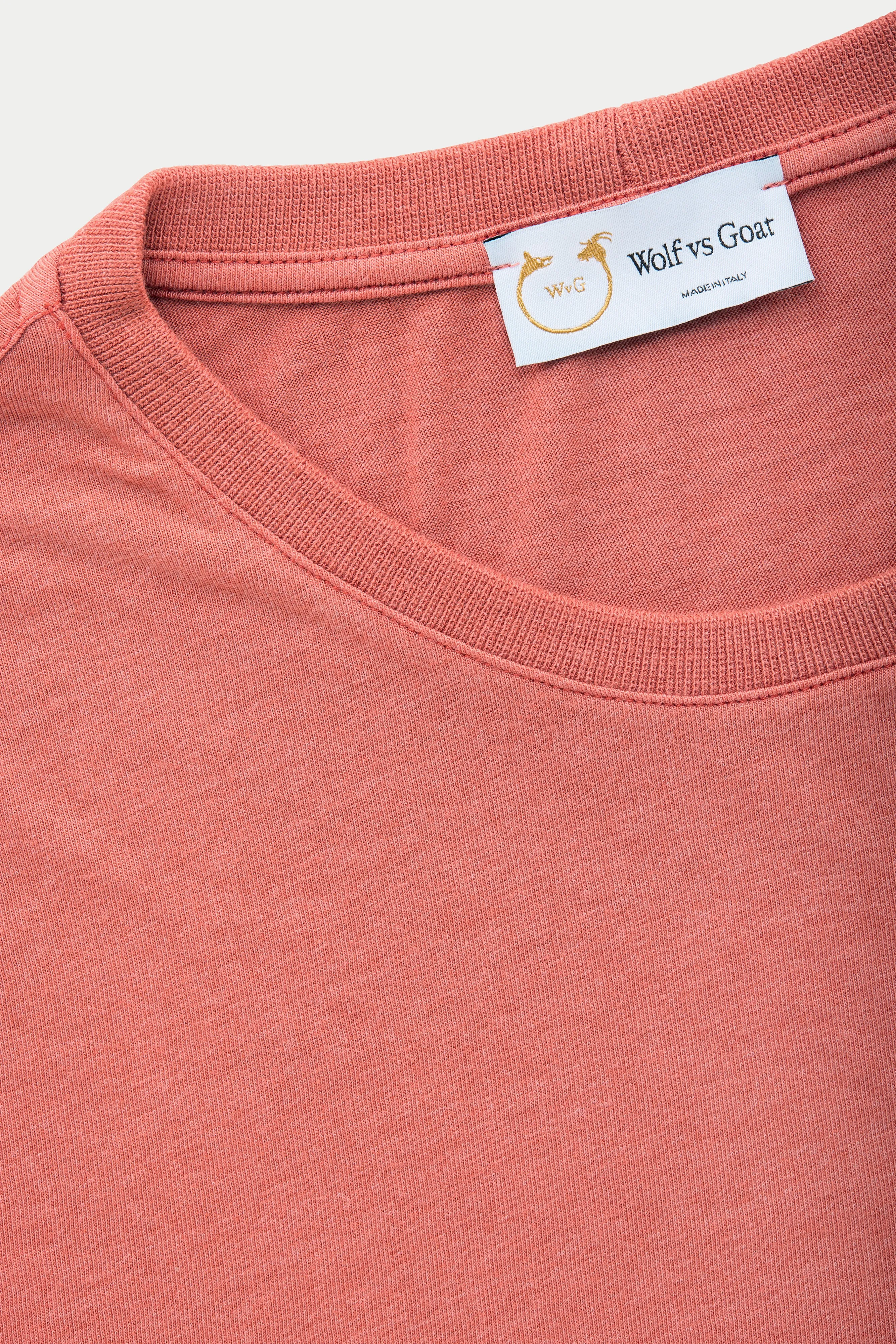 Bamboo Sorona Short Sleeve Crew Neck T-Shirt Cranberry sold by Wolf vs Goat product image thumbnail 3