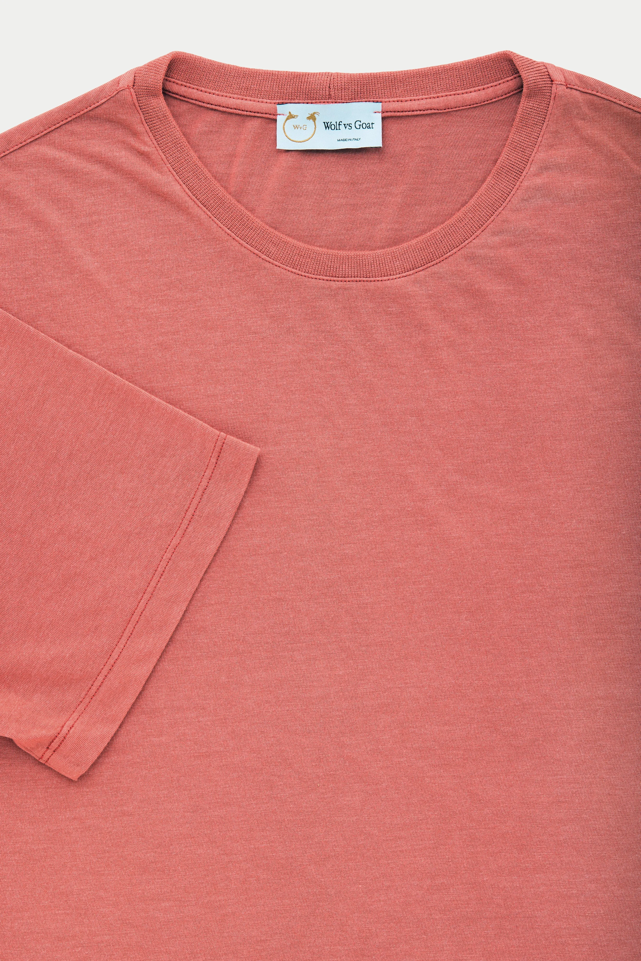 Bamboo Sorona Short Sleeve Crew Neck T-Shirt Cranberry sold by Wolf vs Goat product image thumbnail 2