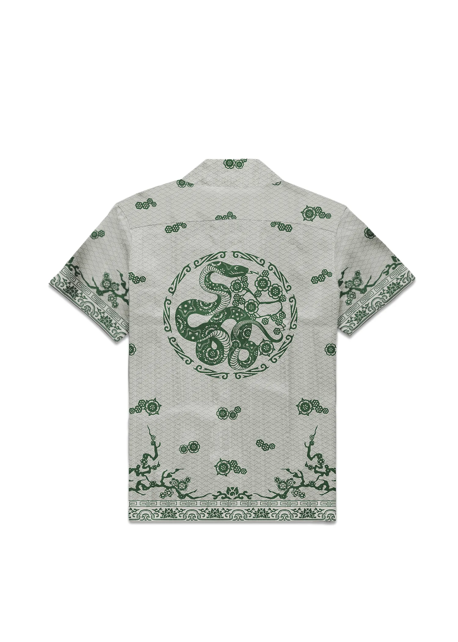 Silk Bowling Shirt Year of the Snake Print sold by Wolf vs Goat product image thumbnail 2