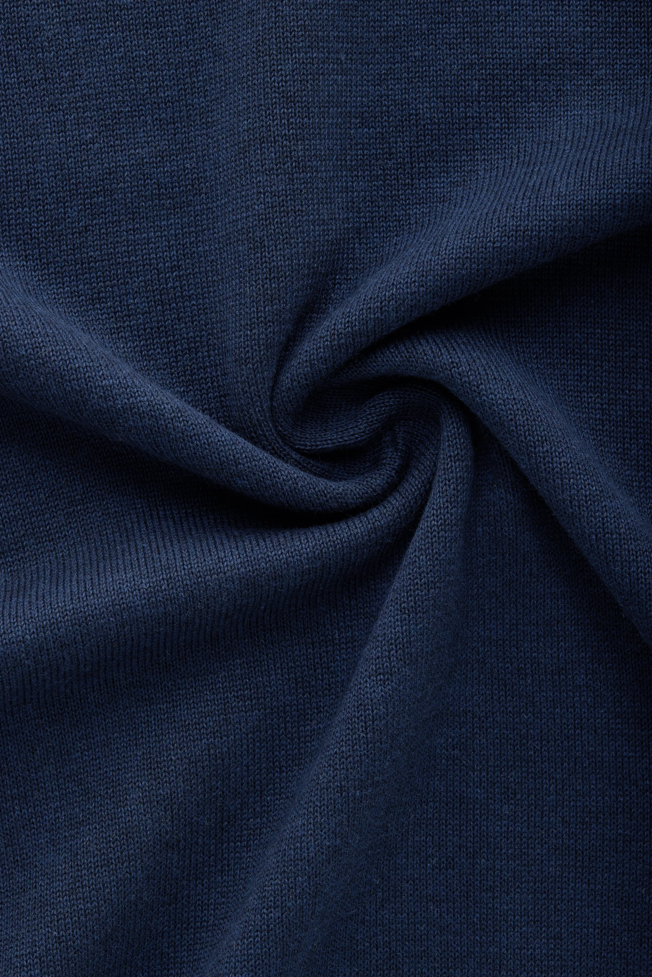 Short Sleeve Cotton Knitted Crewneck Dark Navy sold by Wolf vs Goat product image thumbnail 4