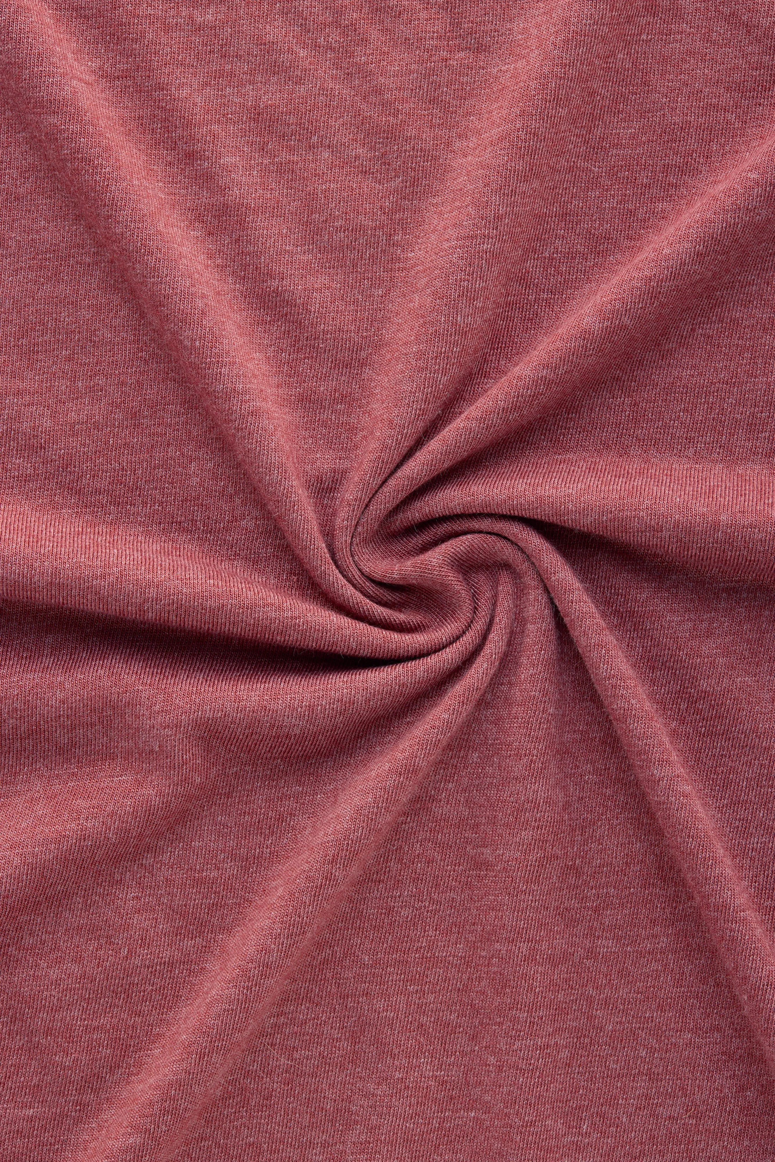 Light Weight Bamboo Sorona Short Sleeve Roll Neck T-Shirt Rosewood sold by Wolf vs Goat product image thumbnail 4