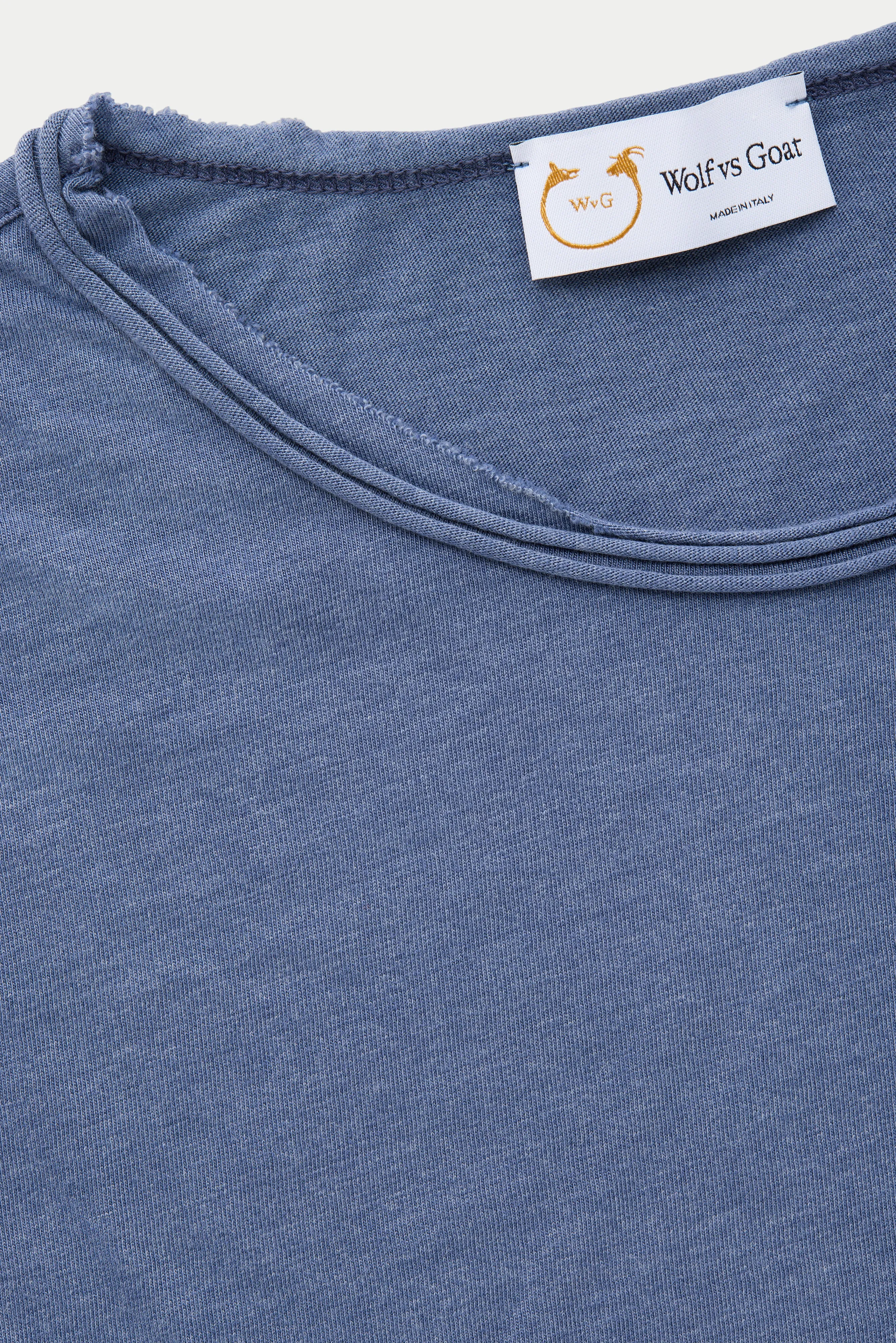 Light Weight Bamboo Sorona Short Sleeve Roll Neck T-Shirt Costal Fjord sold by Wolf vs Goat product image thumbnail 3