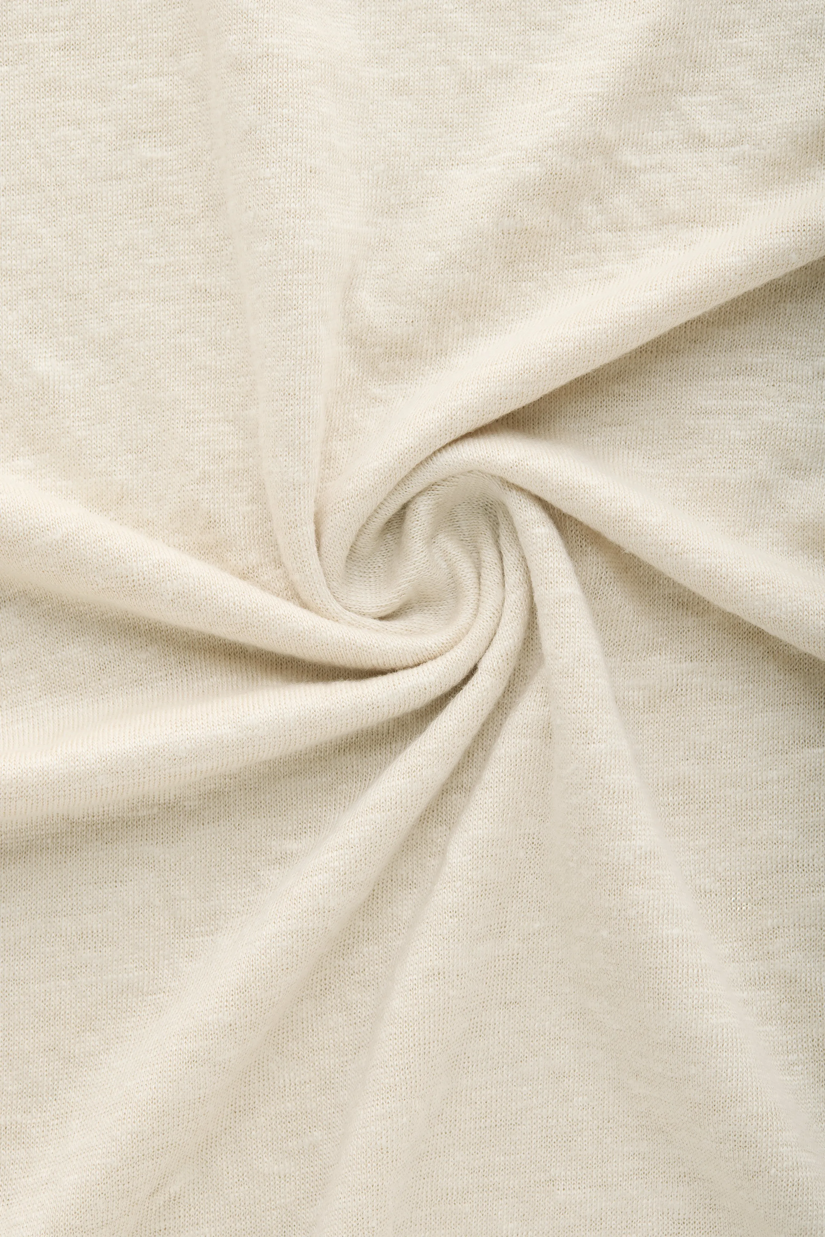 Short Sleeve Linen Crew Neck Tee Panna sold by Wolf vs Goat product image thumbnail 4