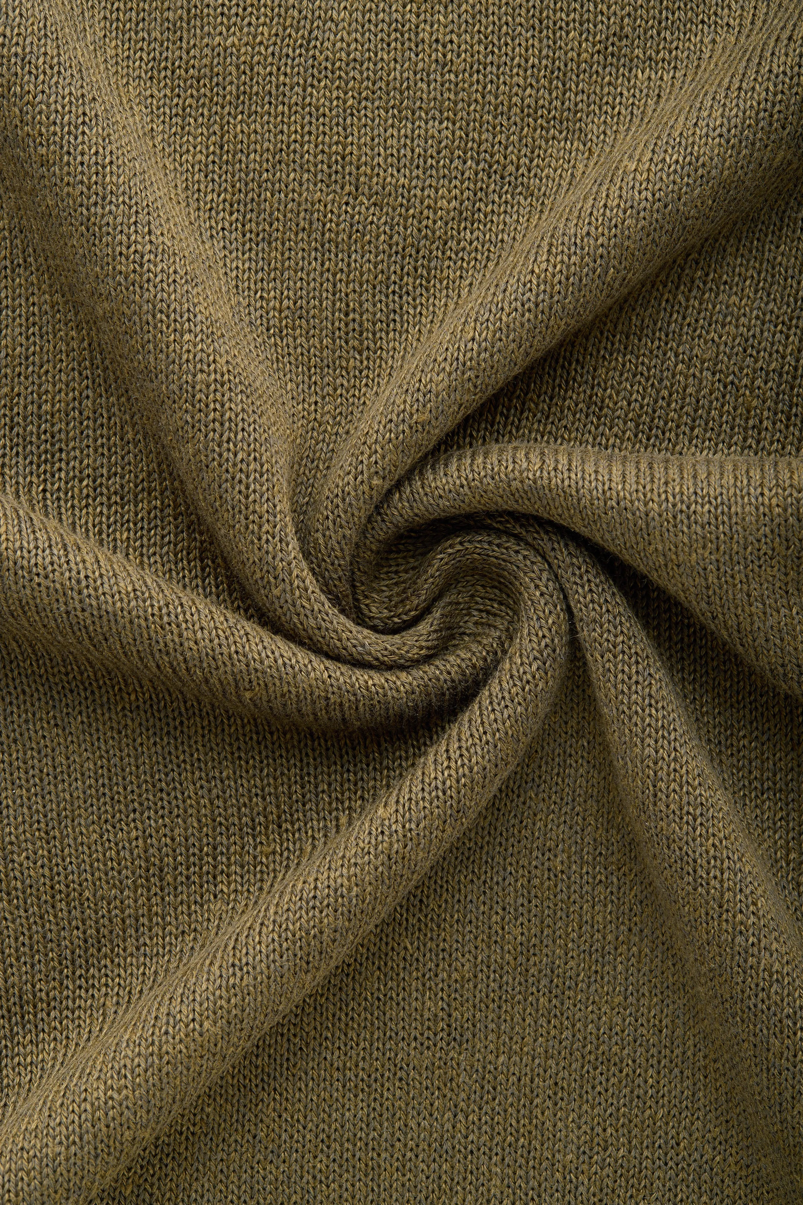 Long Sleeve Knitted Linen Cotton Roll Neck Forest sold by Wolf vs Goat product image thumbnail 4