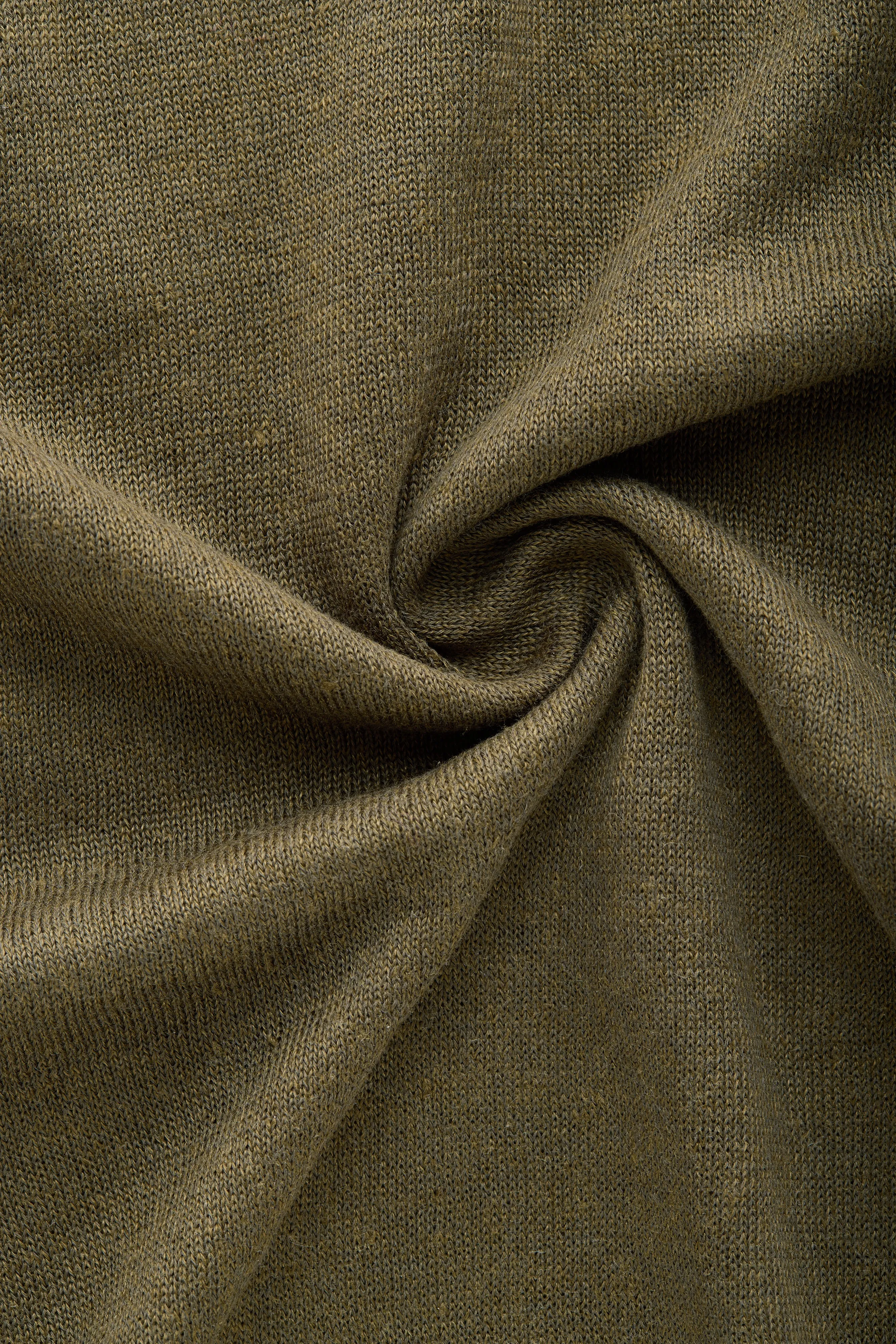 Short Sleeve Linen Cotton Knitted Crewneck Forest sold by Wolf vs Goat product image thumbnail 4