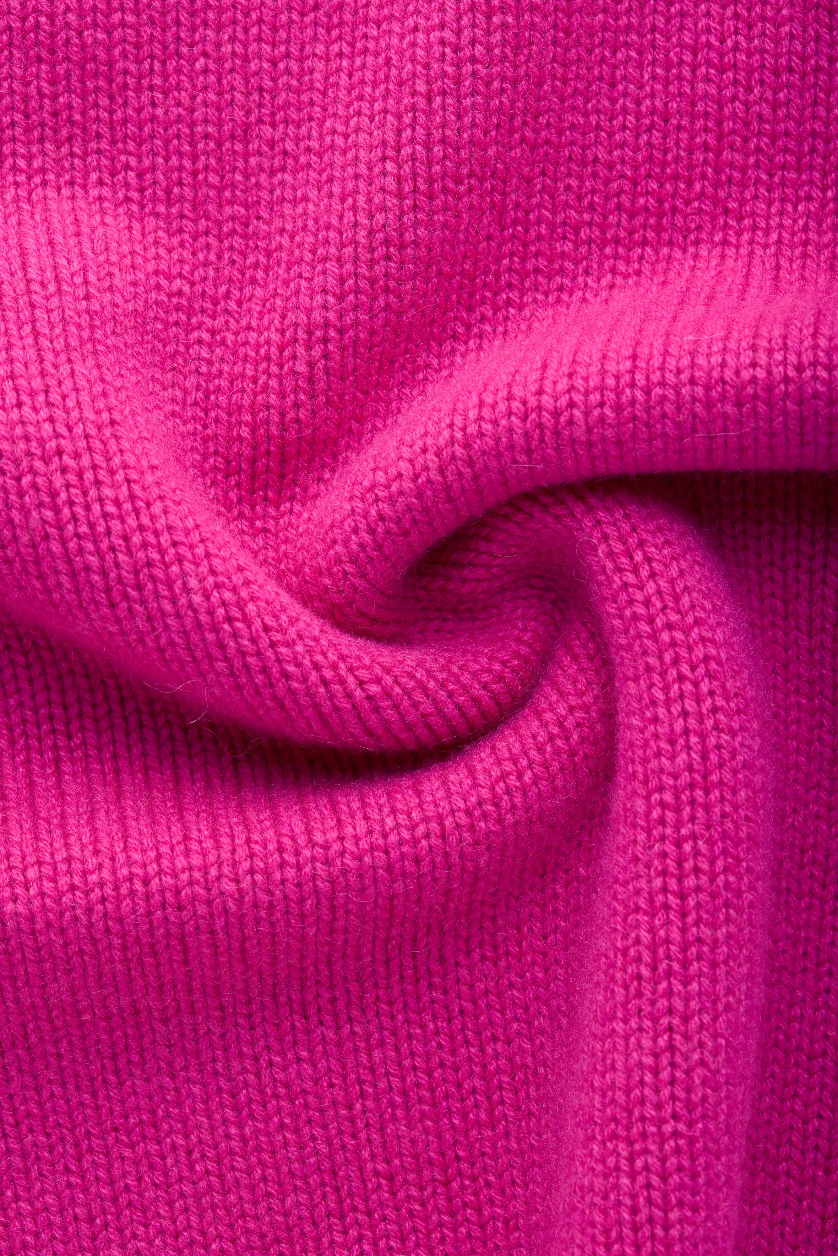 Cashmere Crewneck Sweater Vivid Fuxia sold by Wolf vs Goat product image thumbnail 4