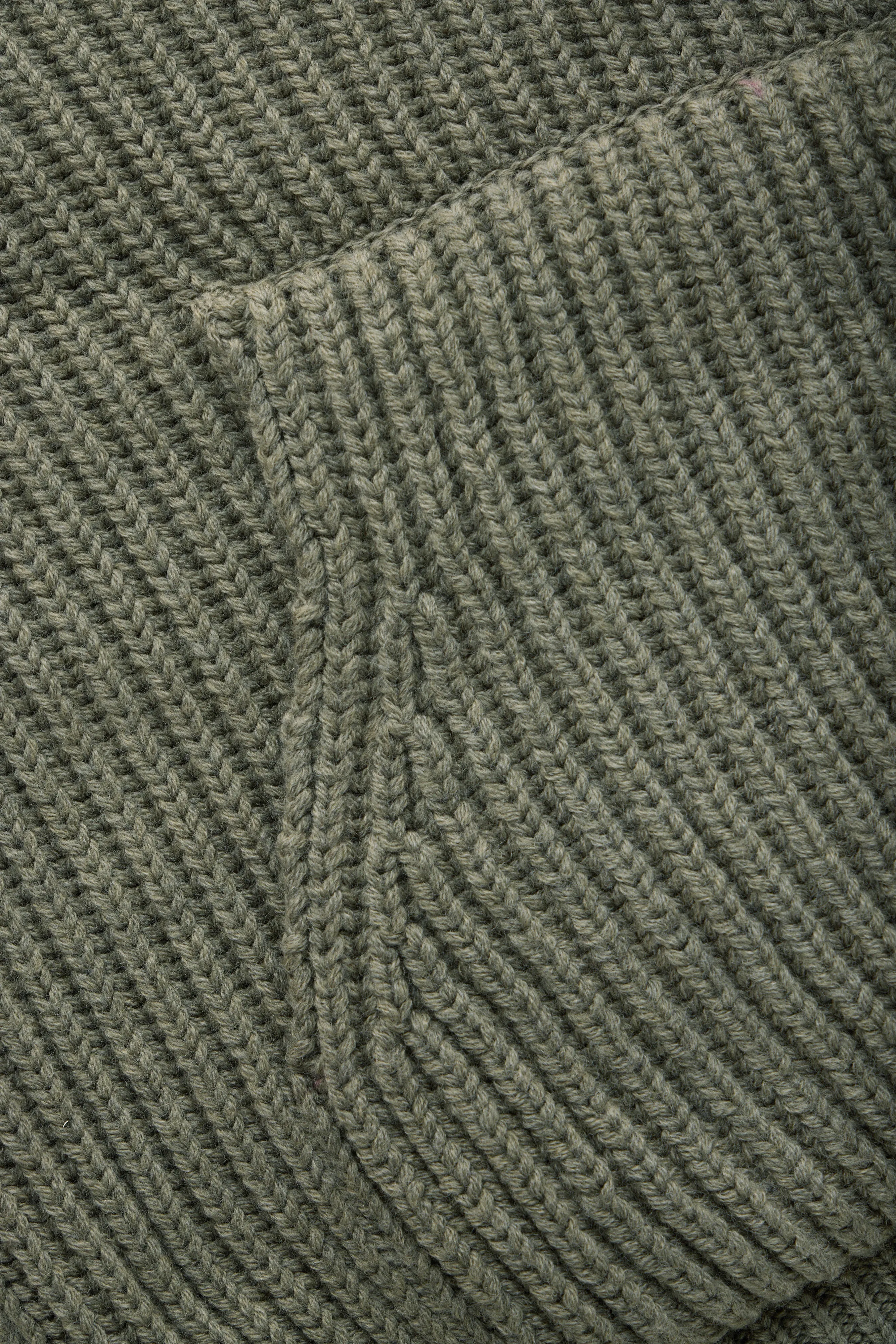 Wool Chunky Pullover Hoodie Fatigue sold by Wolf vs Goat product image thumbnail 4