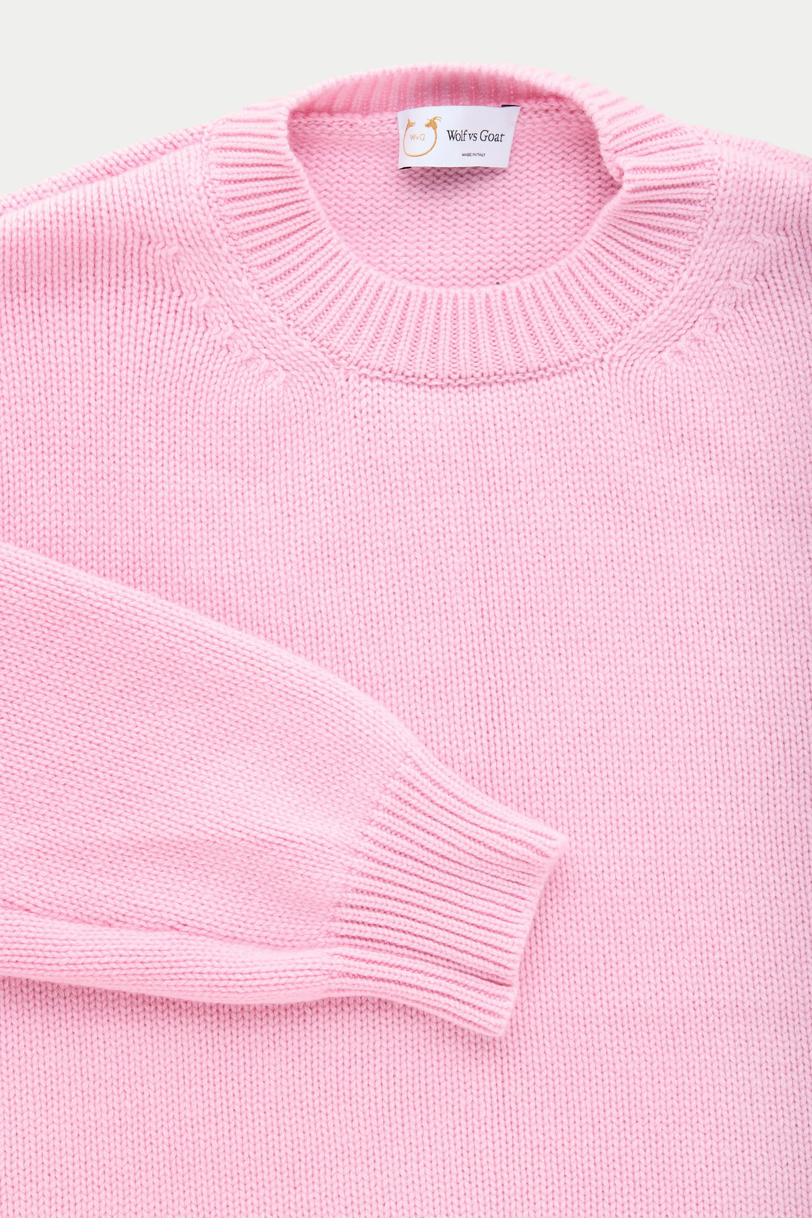 Cashmere Crewneck Sweater Rosa sold by Wolf vs Goat product image thumbnail 2