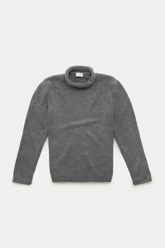 Cashmere Chunky Roll Neck Sweater Lubecca sold by Wolf vs Goat