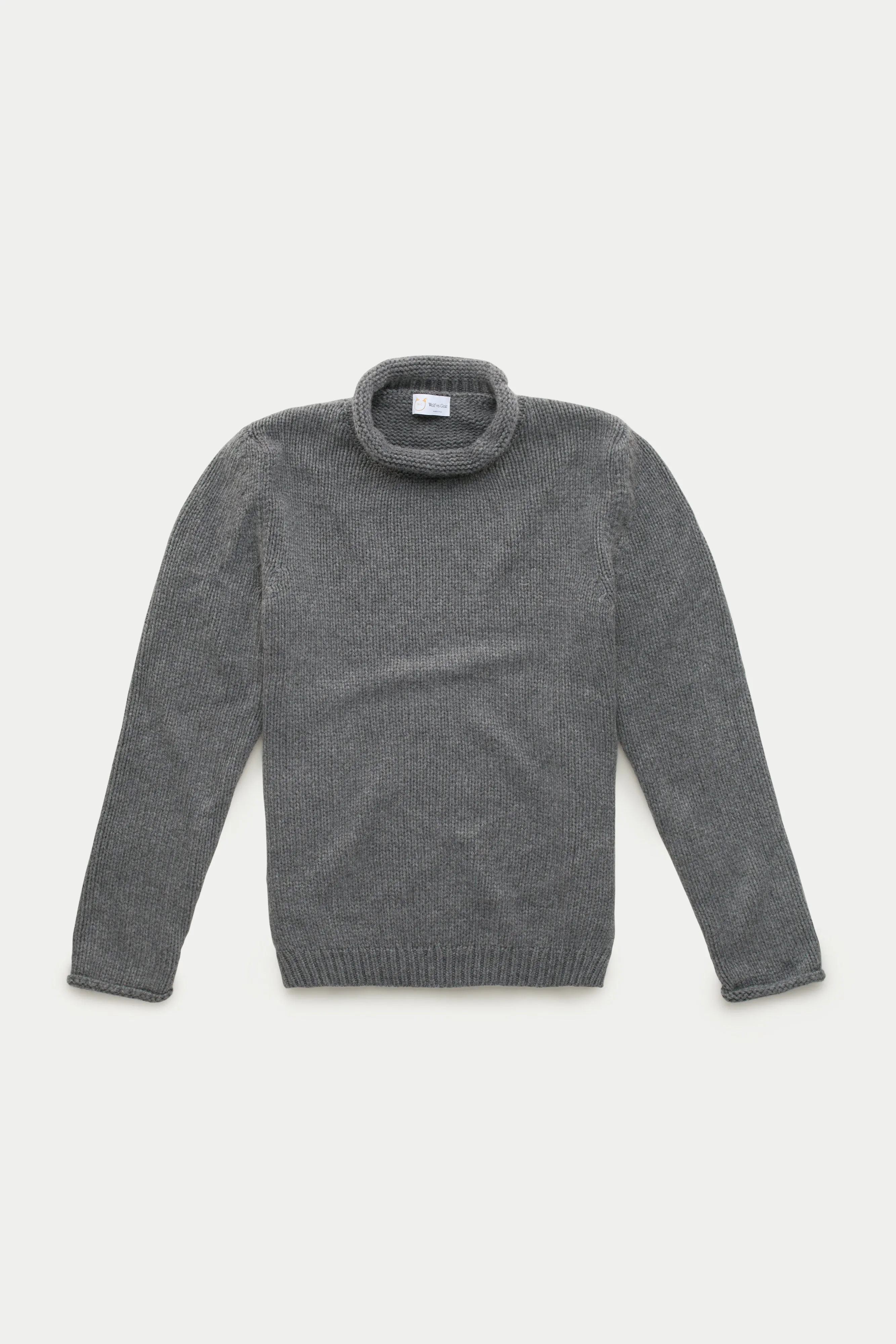 Cashmere Chunky Roll Neck Sweater Lubecca sold by Wolf vs Goat