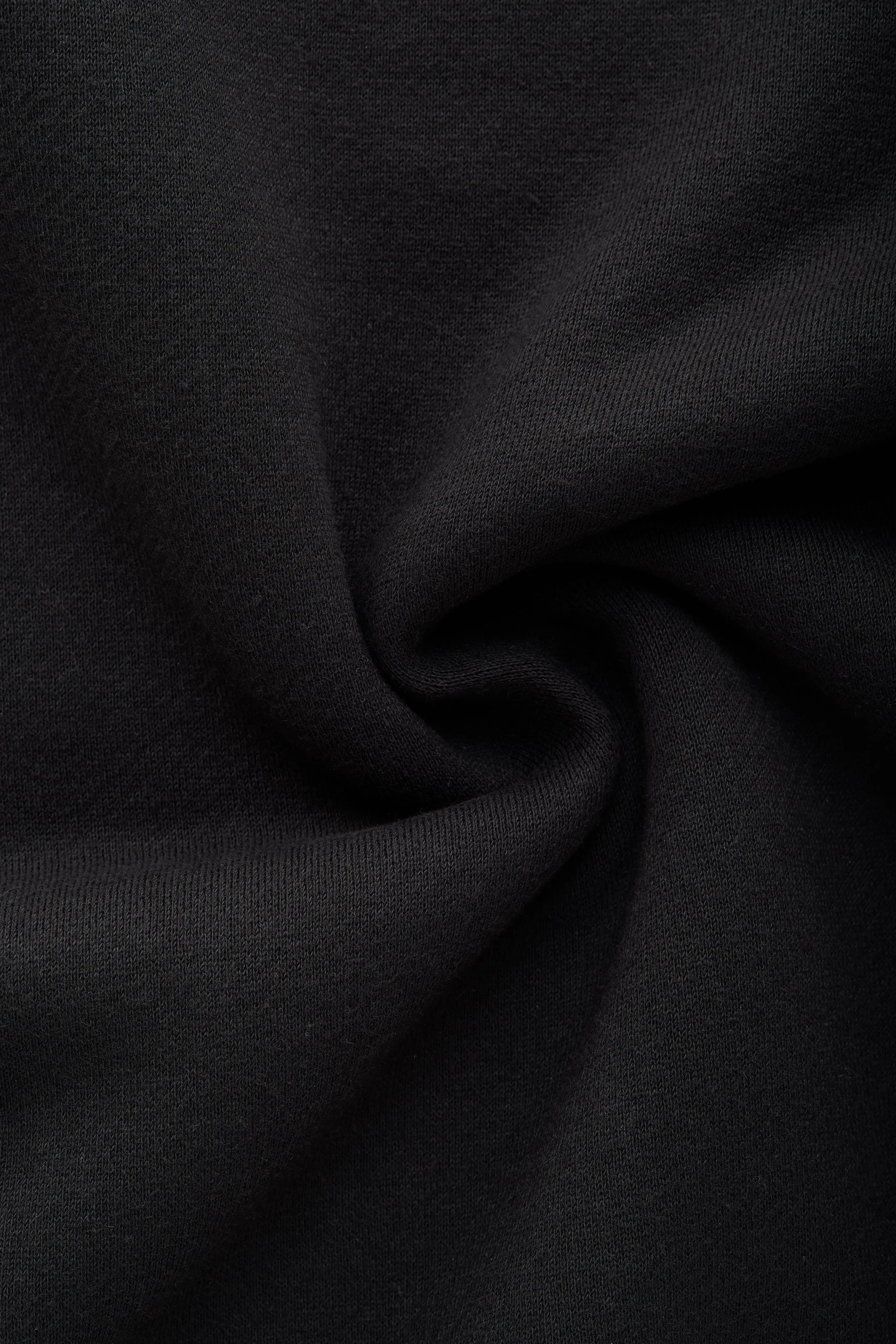 Cotton Fitted Crewneck Sweatshirt Black sold by Wolf vs Goat product image thumbnail 5