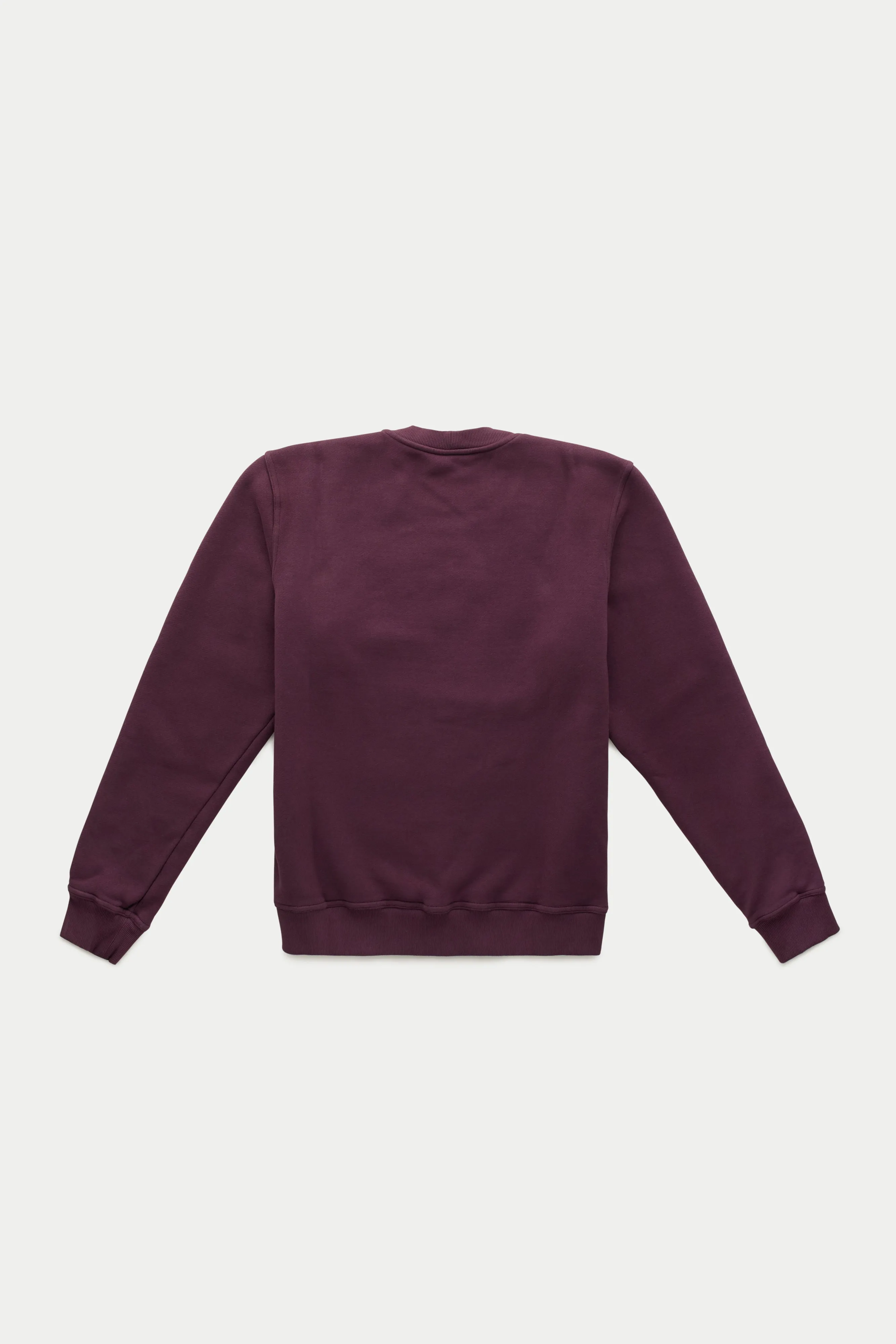 Cotton Fitted Crewneck Sweatshirt Mulberry Wine sold by Wolf vs Goat product image thumbnail 2