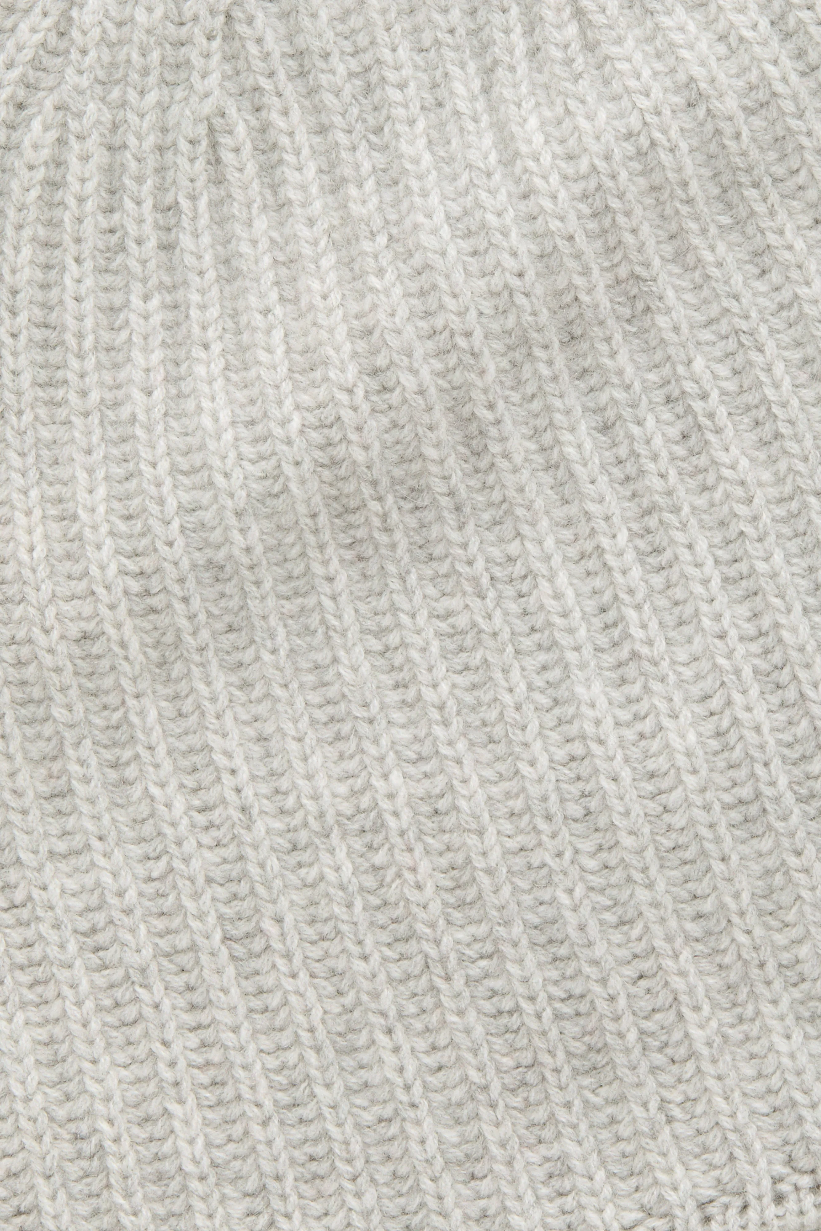 Wide Cuff Cashmere Beanie Soft Grey sold by Wolf vs Goat product image thumbnail 3