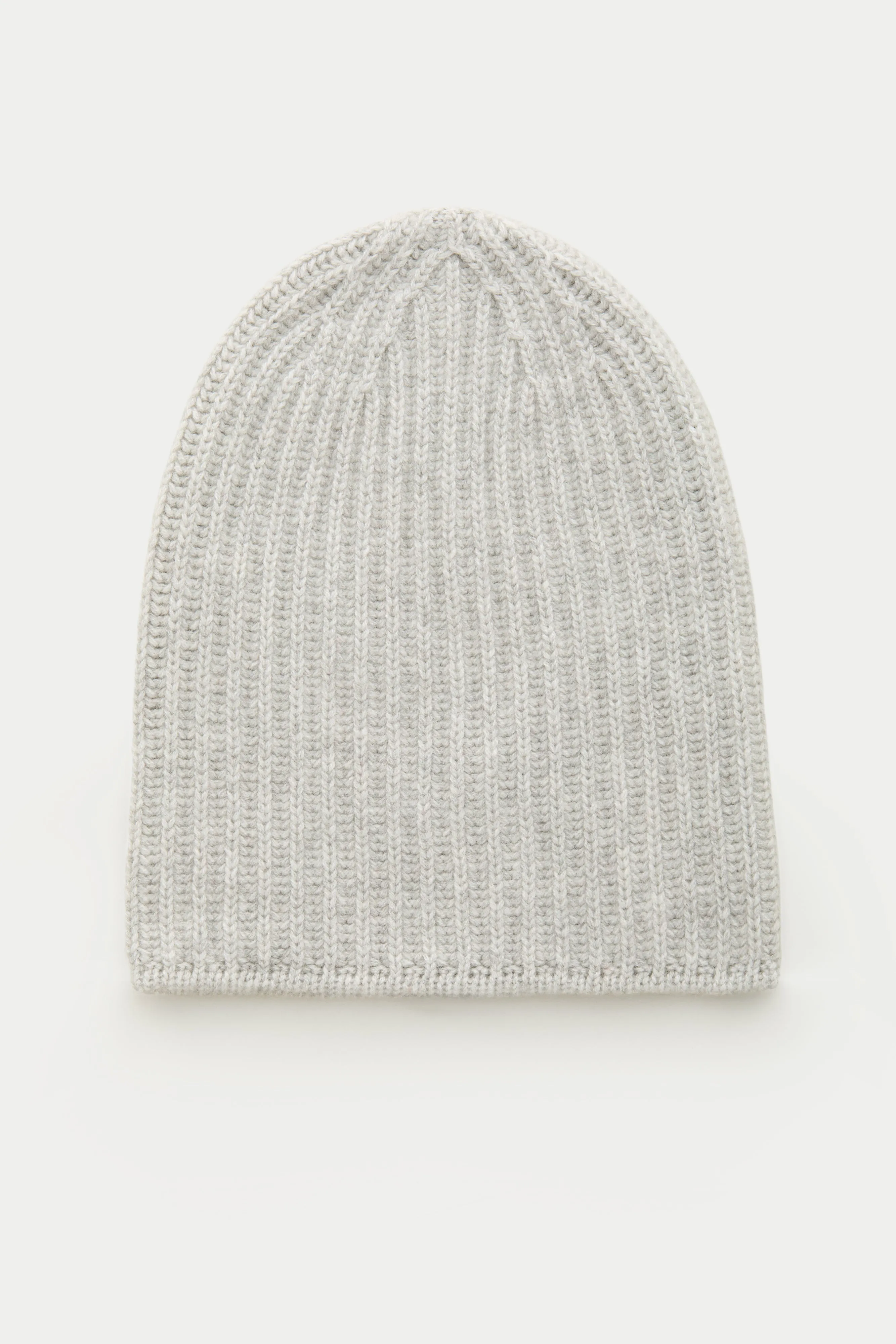 Wide Cuff Cashmere Beanie Soft Grey sold by Wolf vs Goat product image thumbnail 2