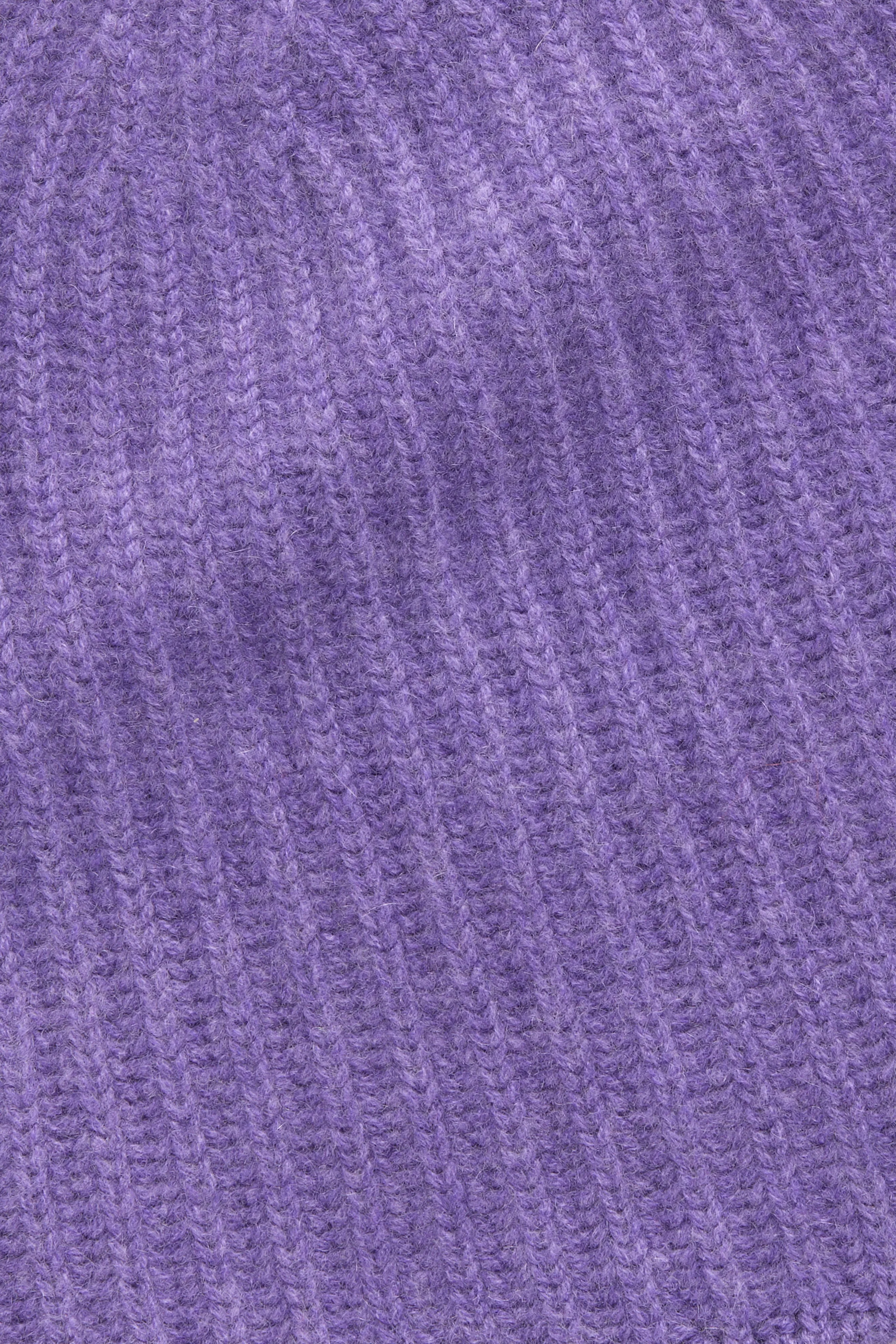 Wide Cuff Cashmere Beanie Viola sold by Wolf vs Goat product image thumbnail 3
