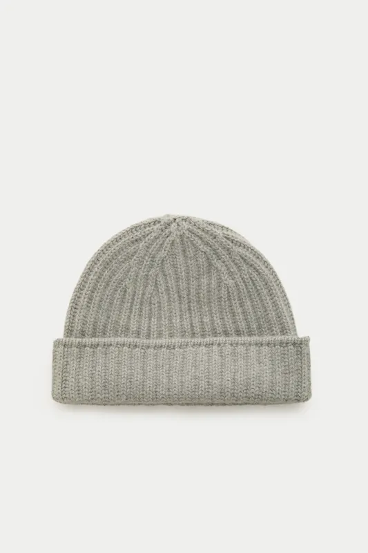 Watch Cap Cashmere Beanie Grigio Chiaro sold by Wolf vs Goat
