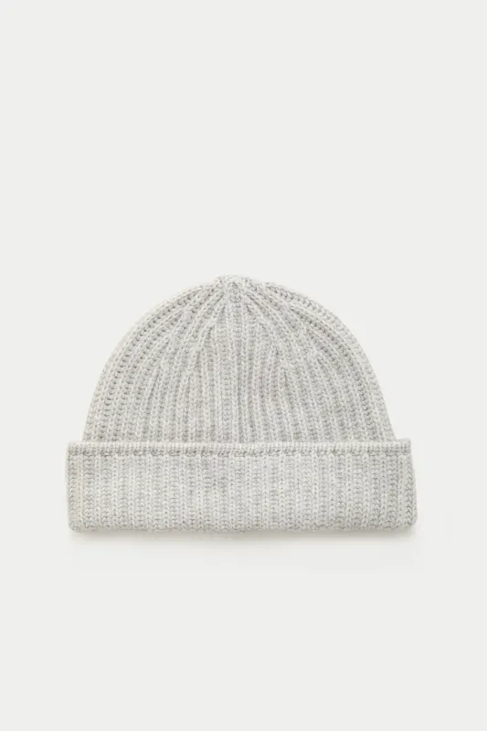 Watch Cap Cashmere Beanie Soft Grey sold by Wolf vs Goat