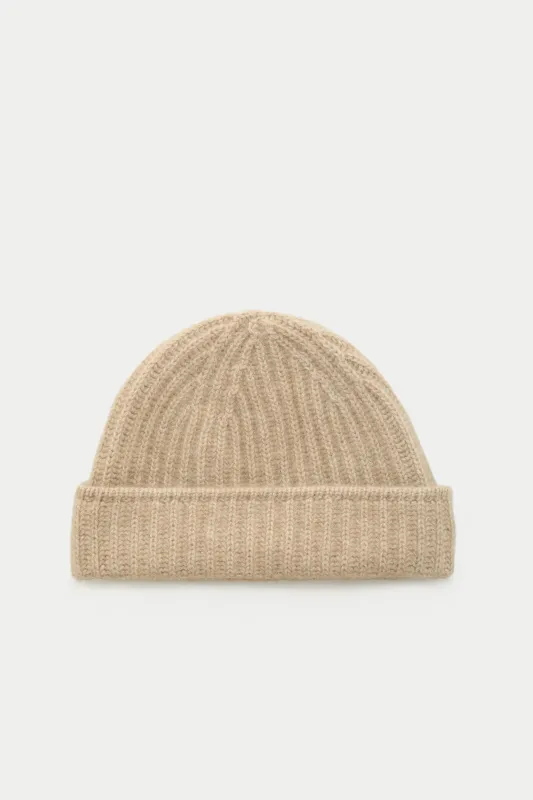 Watch Cap Cashmere Beanie Sesame sold by Wolf vs Goat