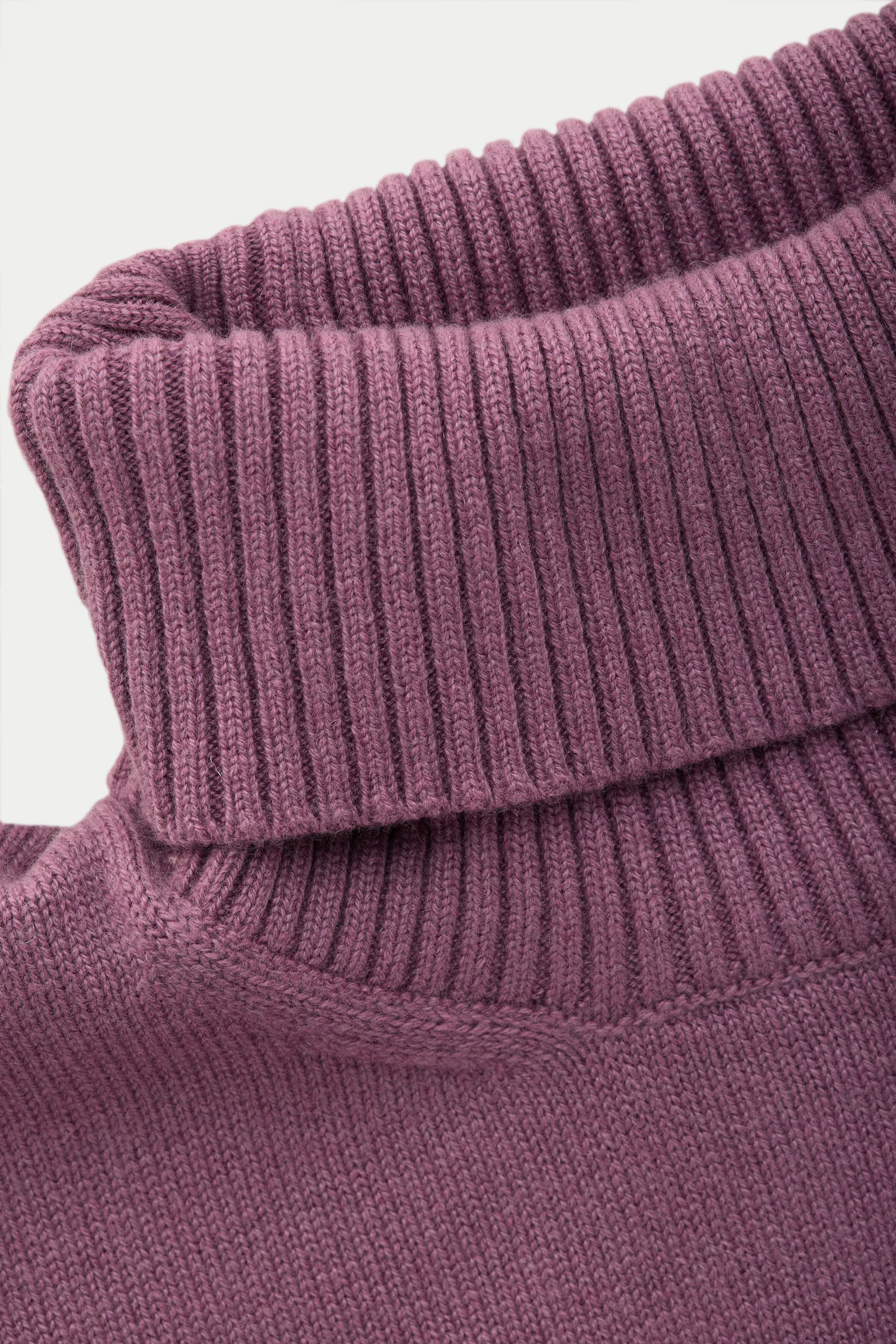 Crown Cashmere Knitted Long Sleeve Turtleneck Rudbeckia sold by Wolf vs Goat product image thumbnail 4