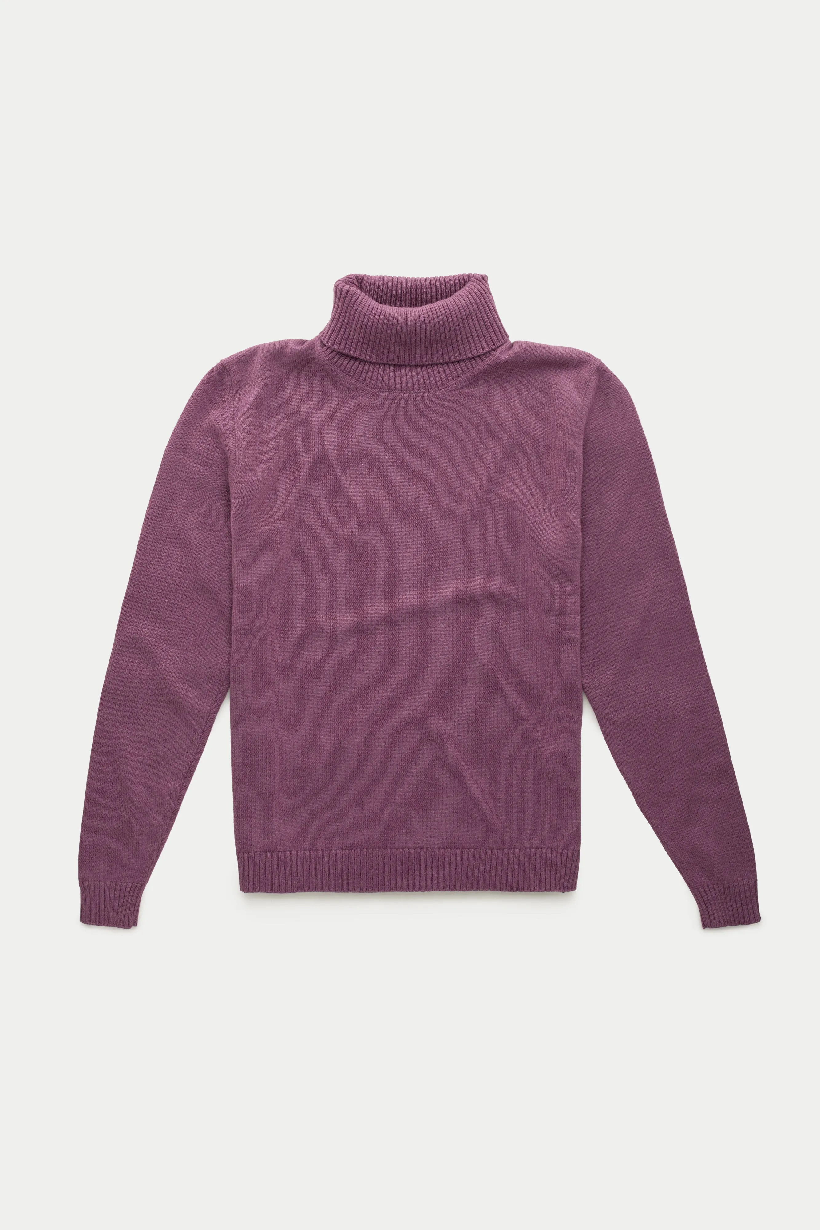 Crown Cashmere Knitted Long Sleeve Turtleneck Rudbeckia sold by Wolf vs Goat