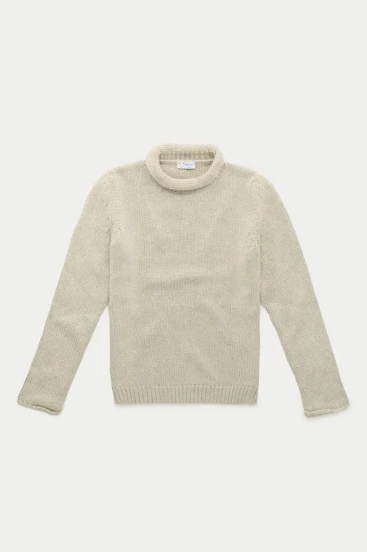 Cashmere Chunky Roll Neck Sweater Casha sold by Wolf vs Goat