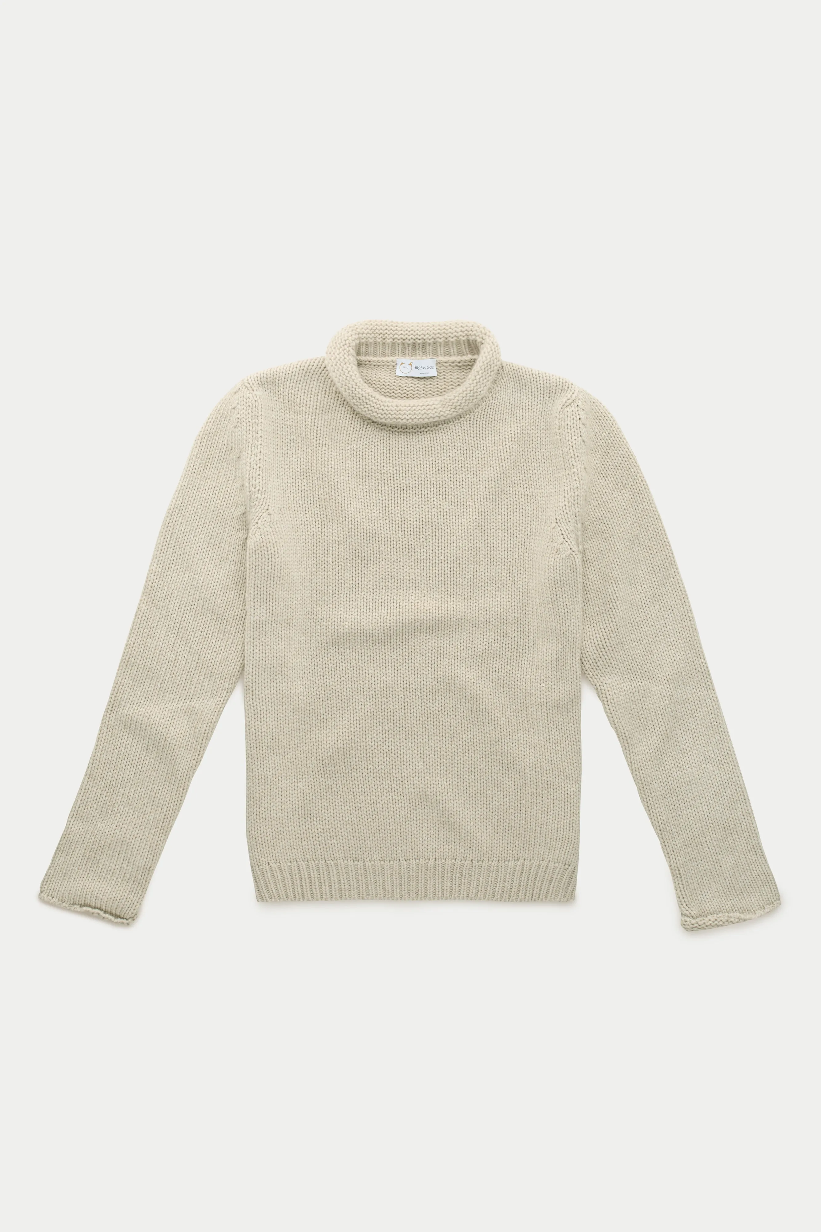 Cashmere Chunky Roll Neck Sweater Casha sold by Wolf vs Goat
