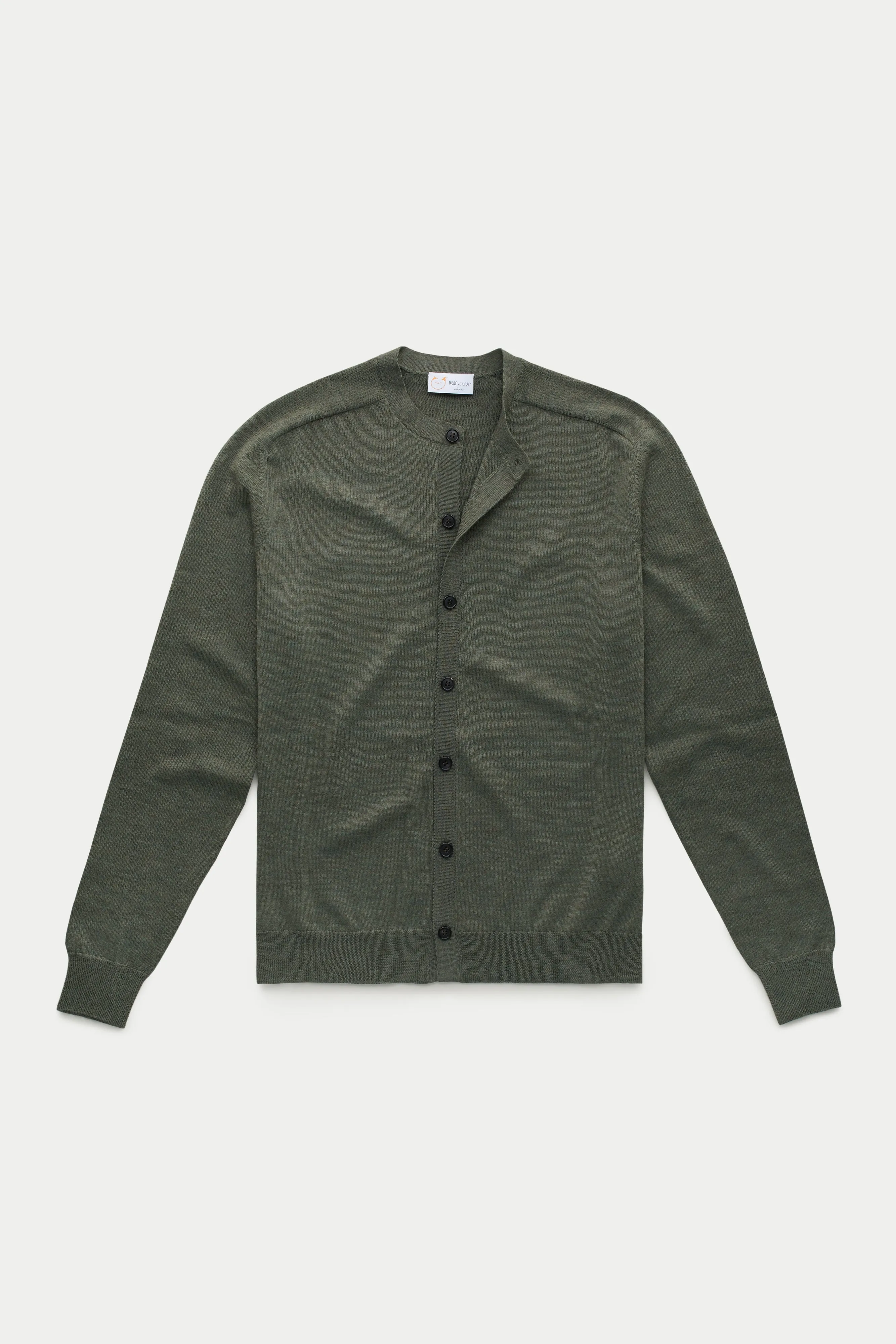 Long Sleeve Wool Knitted Cardigan Alpine sold by Wolf vs Goat