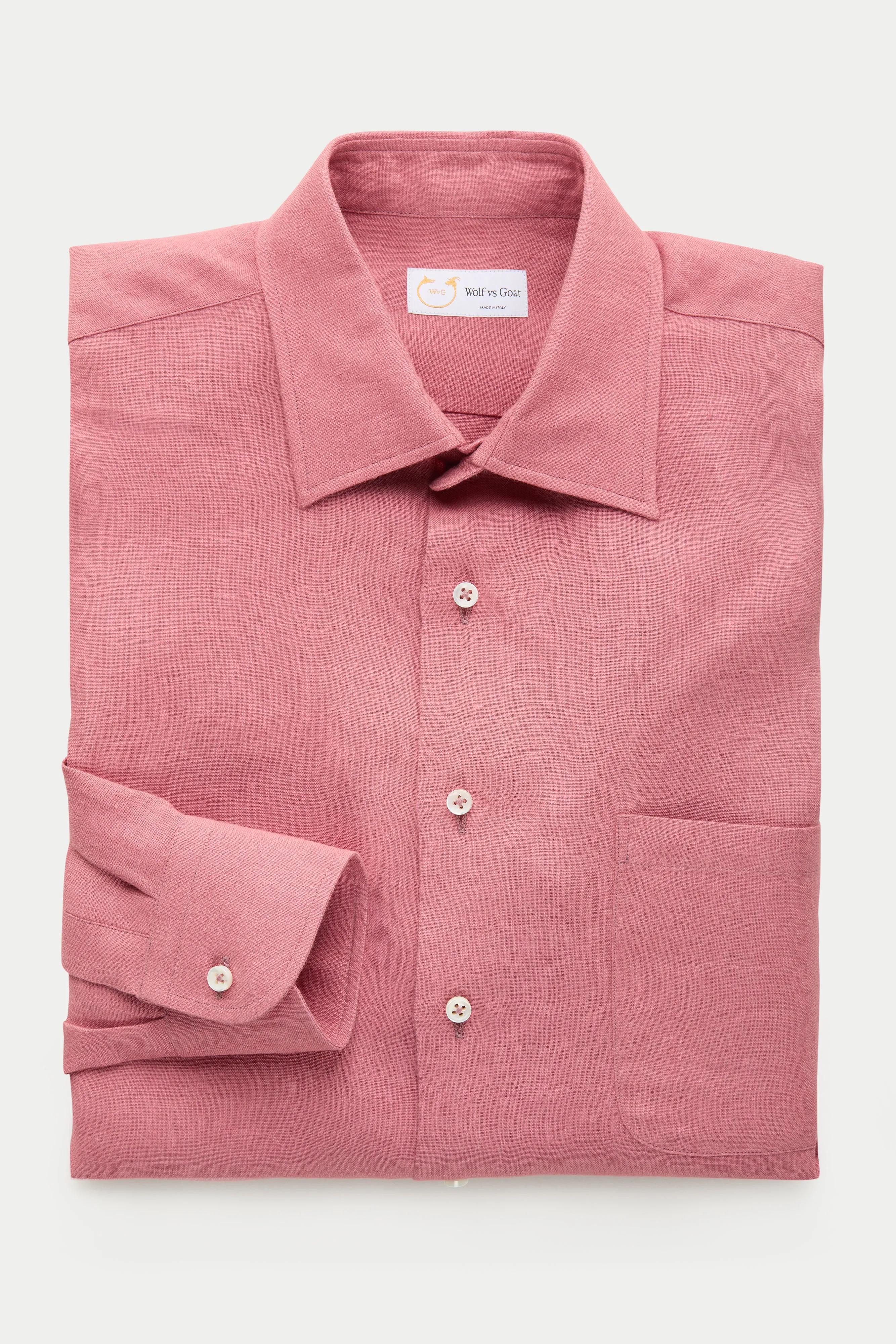 After-Dinner Linen Shirt Cassis sold by Wolf vs Goat product image thumbnail 3