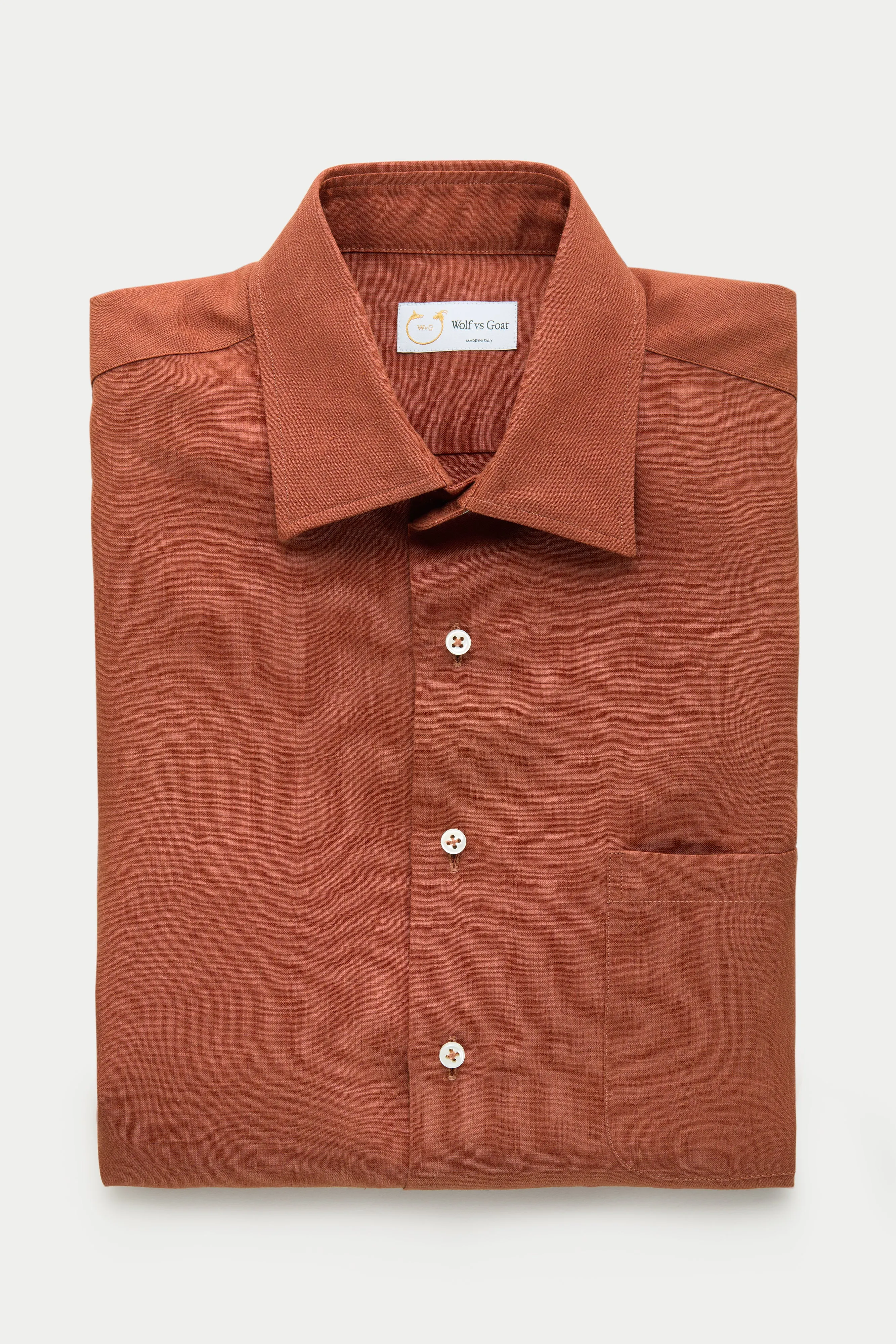 Ciro Hemp Shirt Rust sold by Wolf vs Goat product image thumbnail 3