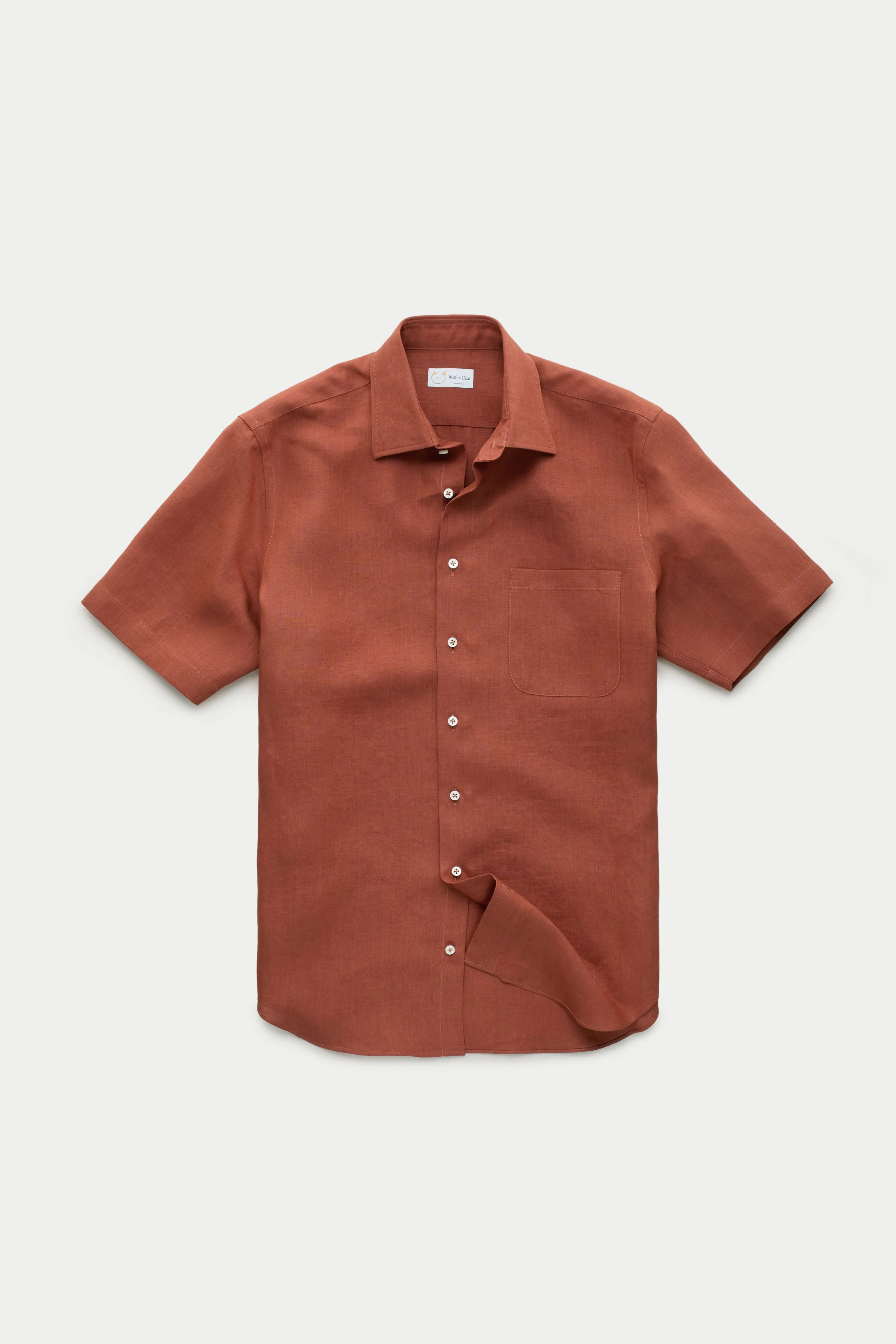 Ciro Hemp Shirt Rust sold by Wolf vs Goat