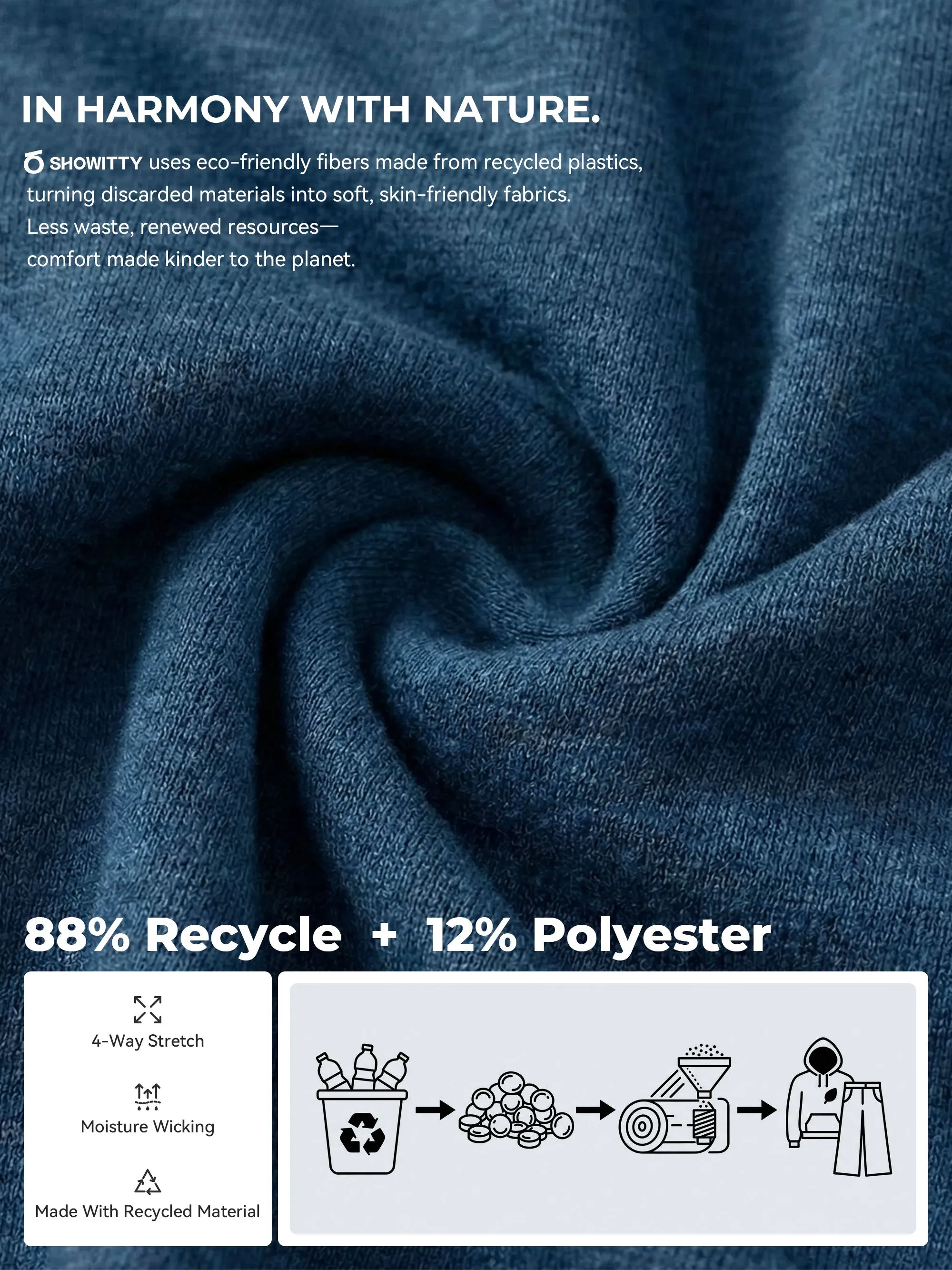 SHOWITTY EcoSoft Hoodie & Wide-Leg Sweatpants Set | Cozy, Sustainable & Effortlessly Stylish sold by Showitty product image thumbnail 2