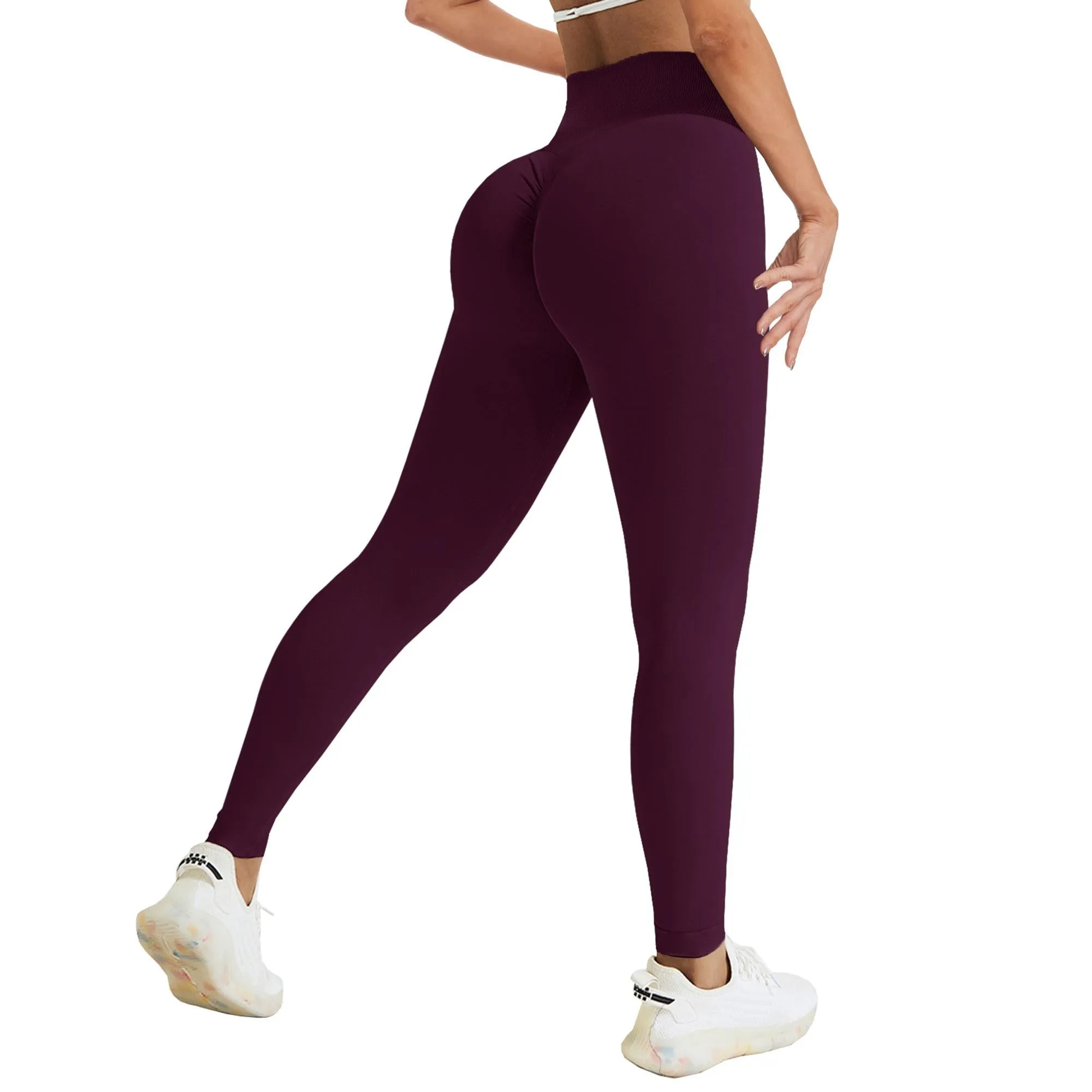 VICONOW Plus Size Seamless Leggings for Women - High-Waisted, Tummy Control & Butt-Lifting Compression Fit sold by Showitty product image thumbnail 3