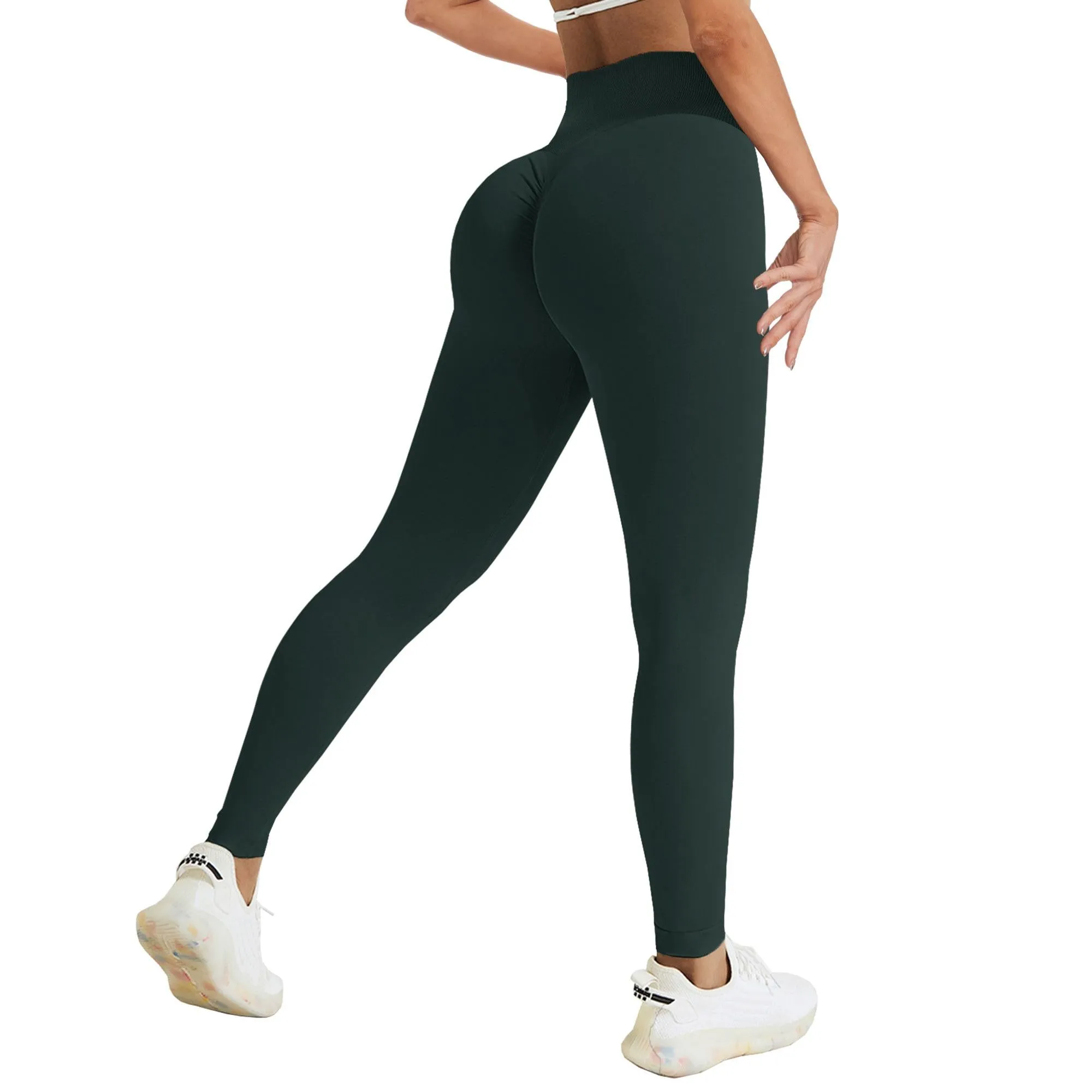 VICONOW Plus Size Seamless Leggings for Women - High-Waisted, Tummy Control & Butt-Lifting Compression Fit sold by Showitty product image thumbnail 4