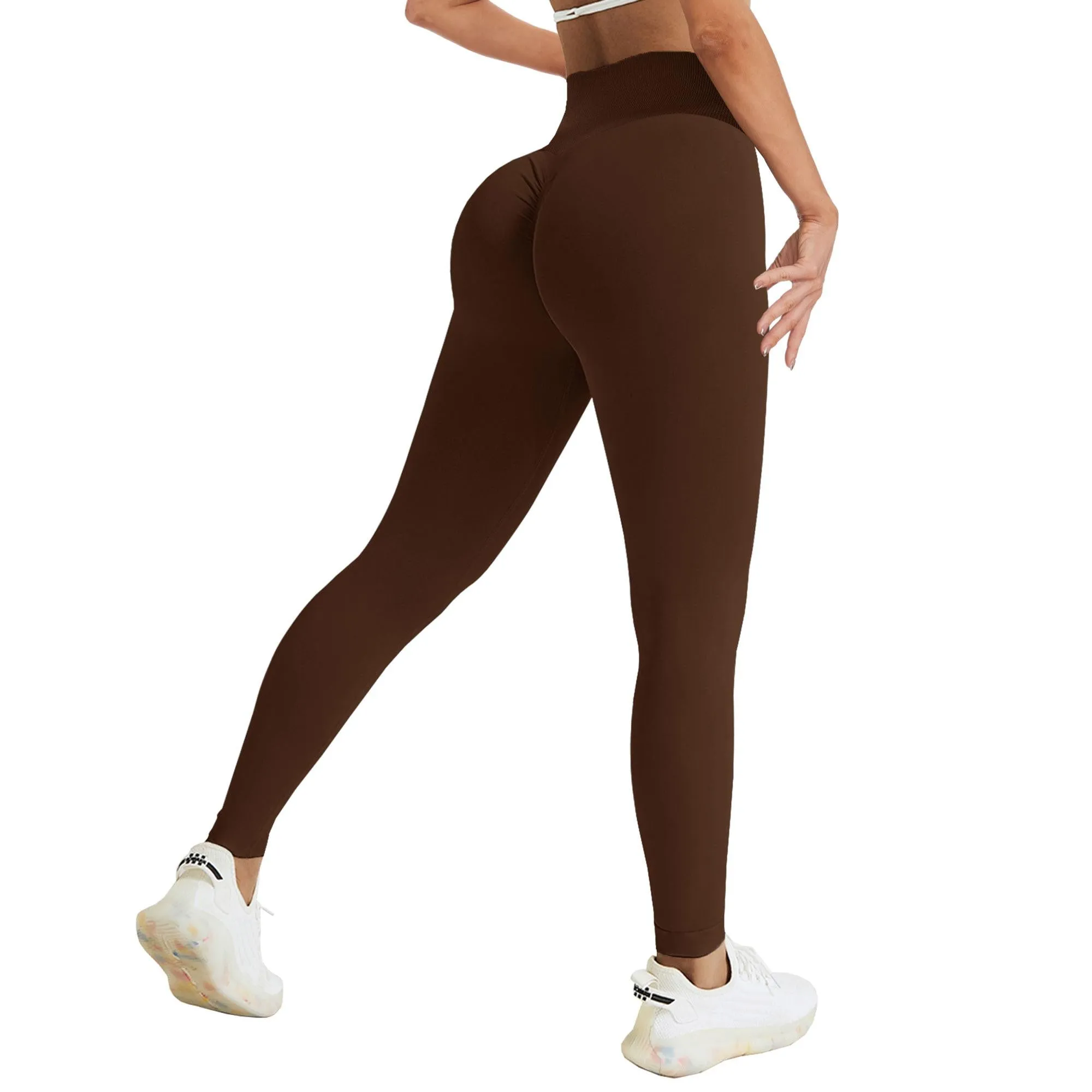 VICONOW Plus Size Seamless Leggings for Women - High-Waisted, Tummy Control & Butt-Lifting Compression Fit sold by Showitty product image thumbnail 5