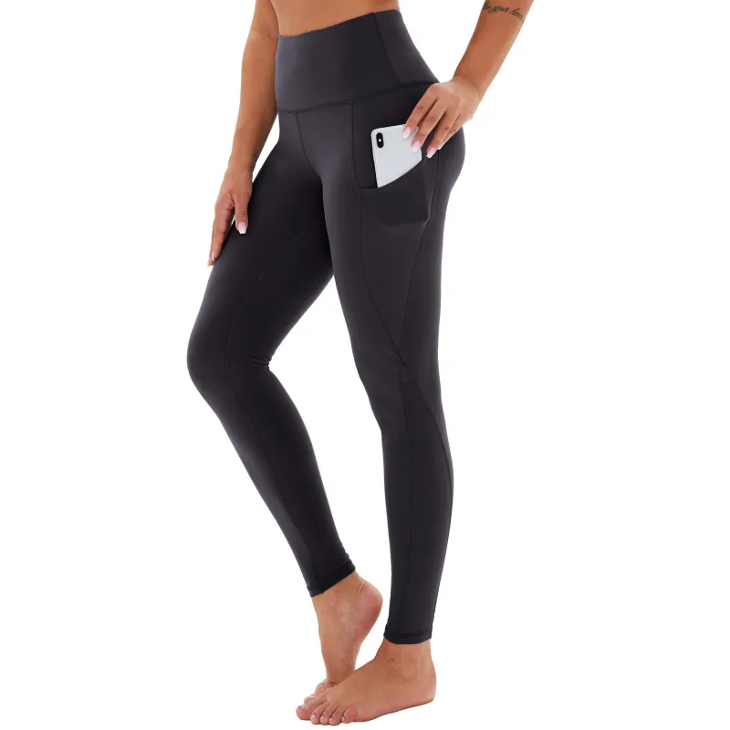 SHOWITTY Women's High-Waisted Yoga Pants - Full-Length Workout Leggings with Pocket for Running, Training & Daily Wear sold by Showitty