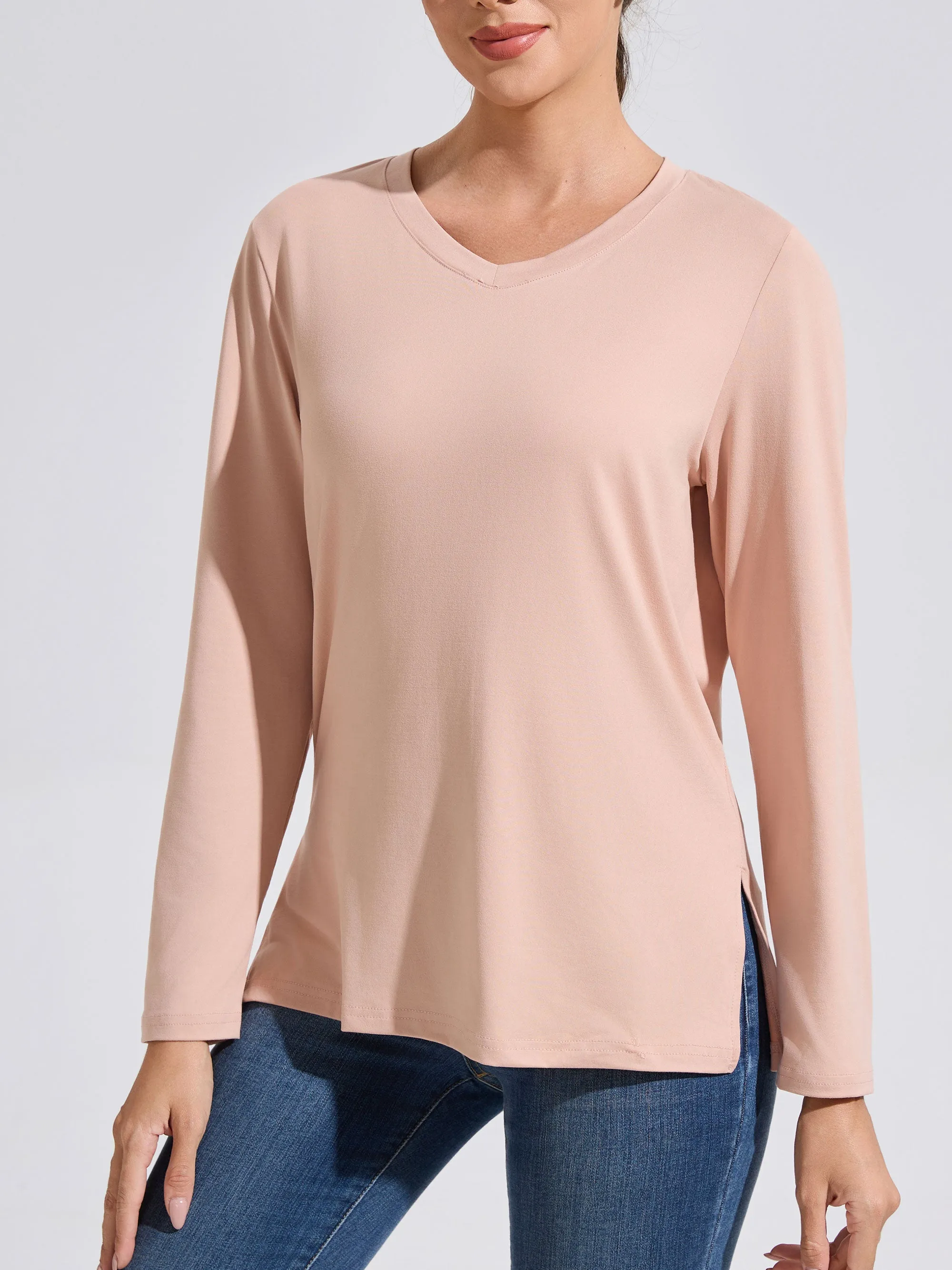 SHOWITTY 3-Pack Plus Size Fall Essentials – V-Neck Loose Tees for Women, Soft & Flattering Everyday Tops sold by Showitty