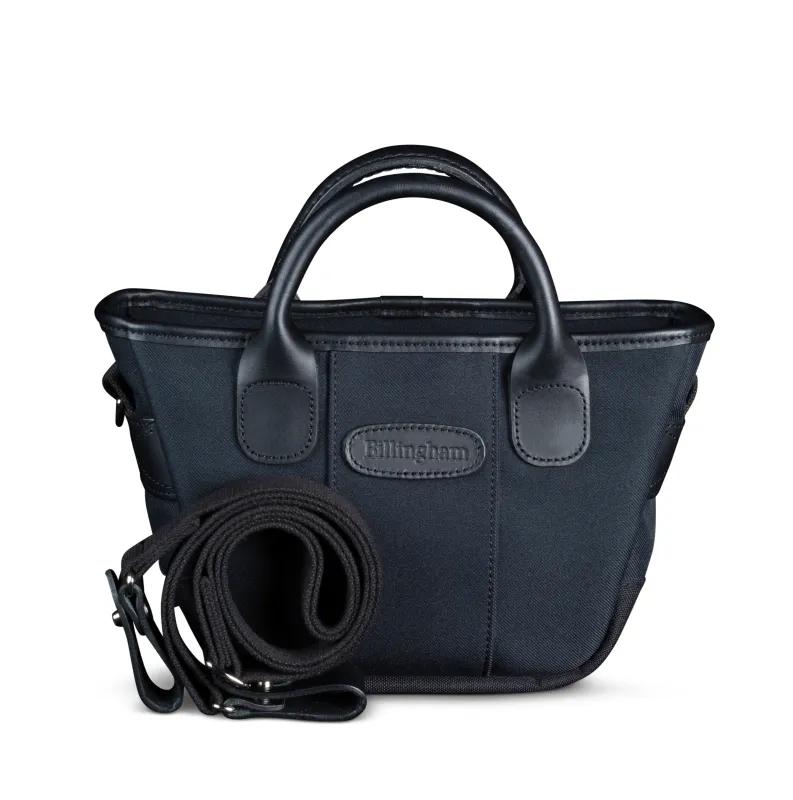 Dolly Grip Handbag - Black FibreNyte/Black Leather made by Billingham