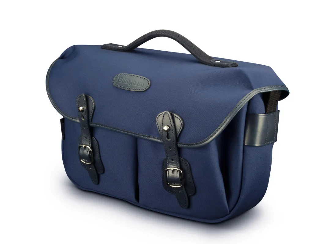 Hadley Pro Camera Bag - Navy Canvas / Navy Leather made by Billingham