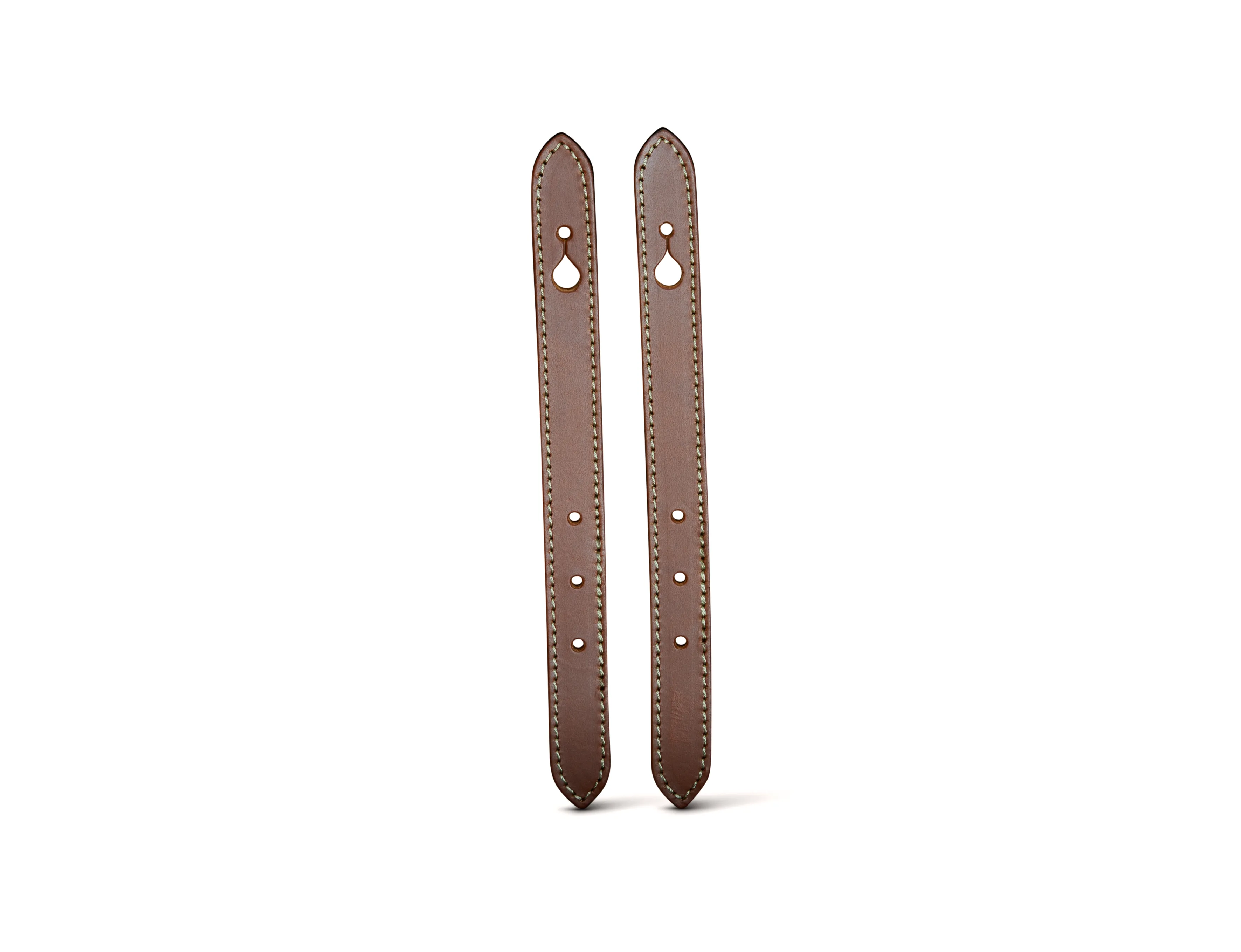 Front Straps - Tan Leather / Eventer MKII (Pair) sold by Billingham
