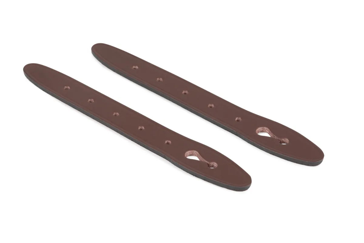Front Straps - Chocolate Leather / Hadley Pro 2020 (Pair) made by Billingham