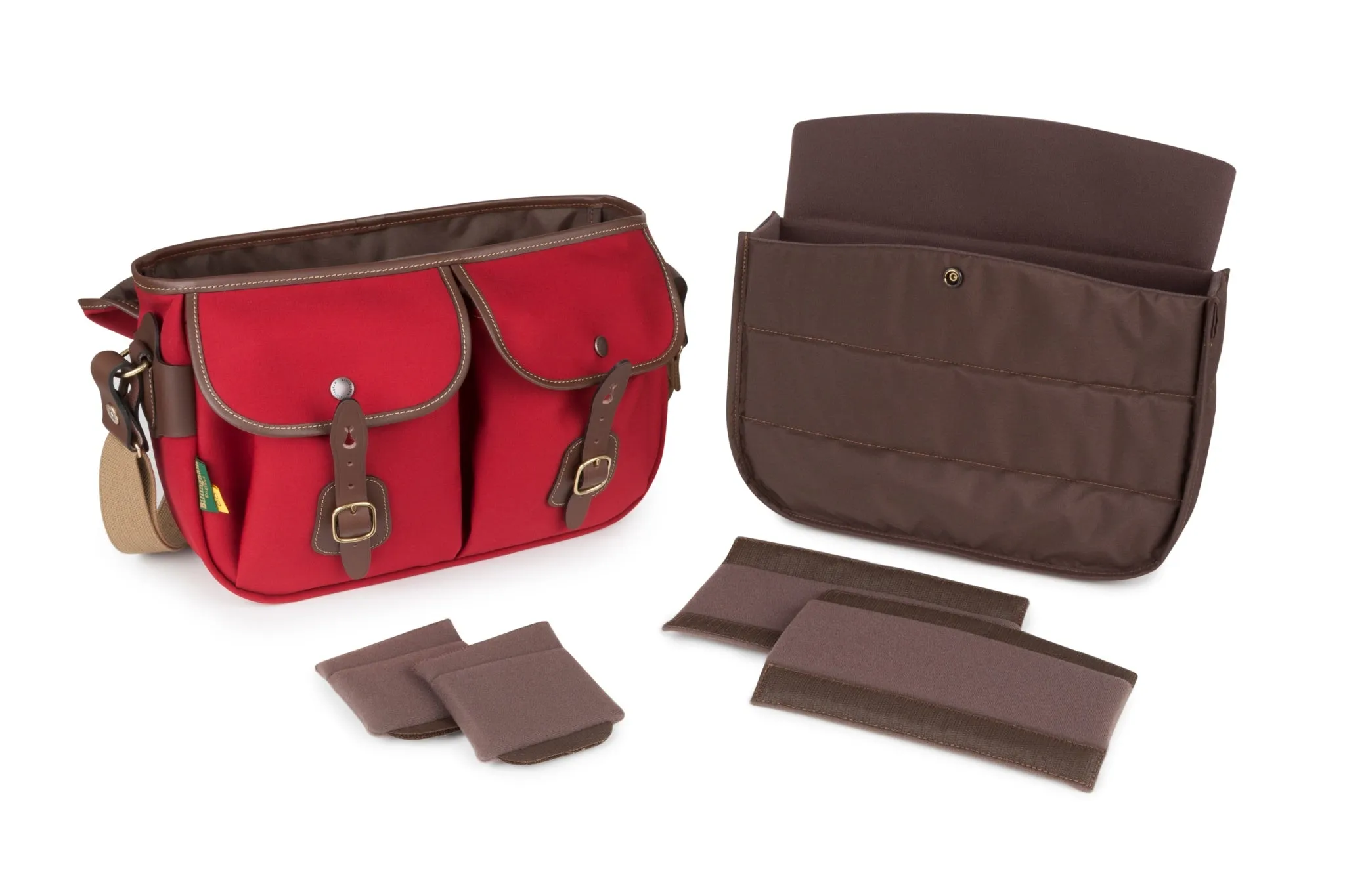 Hadley Pro 2020 Camera Bag - Burgundy Canvas / Chocolate leather sold by Billingham product image thumbnail 4