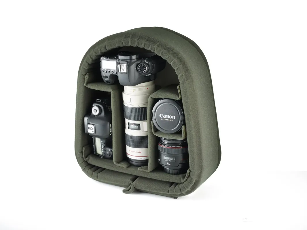 Padded Inserts - Olive / 25 Rucksack made by Billingham