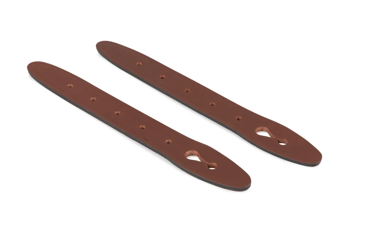Front Straps - Tan Leather / Hadley One (Pair) made by Billingham