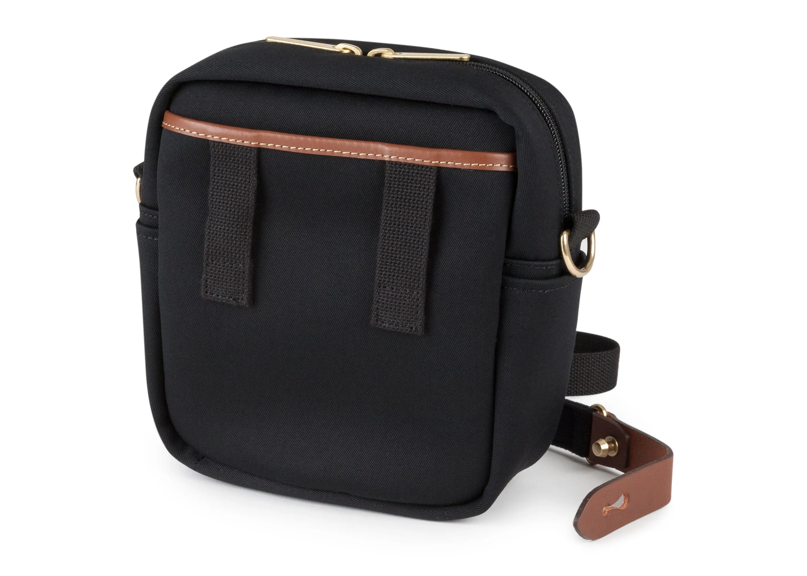 Pola Stowaway - Black Canvas / Tan Leather sold by Billingham product image thumbnail 3