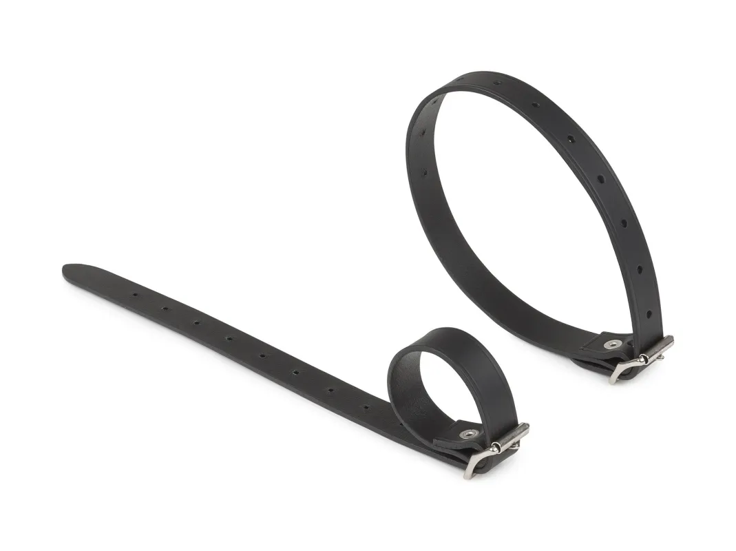 Tripod Straps - 7/8 / Black Leather made by Billingham
