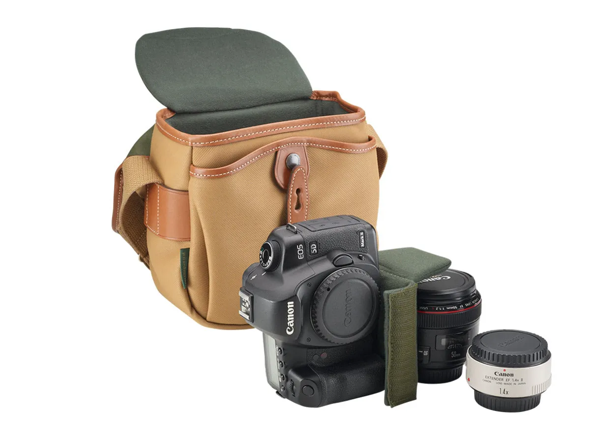 Hadley Digital Camera Bag - Khaki Canvas / Tan Leather sold by Billingham product image thumbnail 2