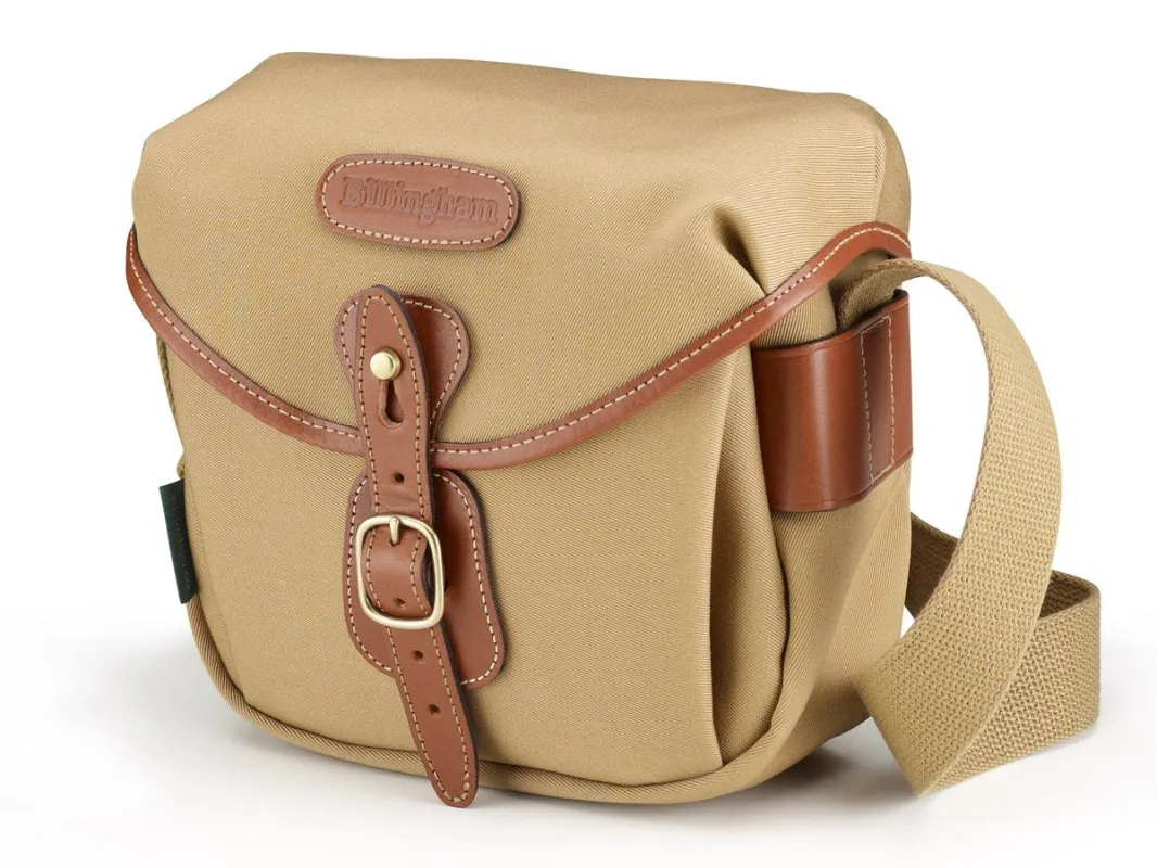 Hadley Digital Camera Bag - Khaki Canvas / Tan Leather made by Billingham