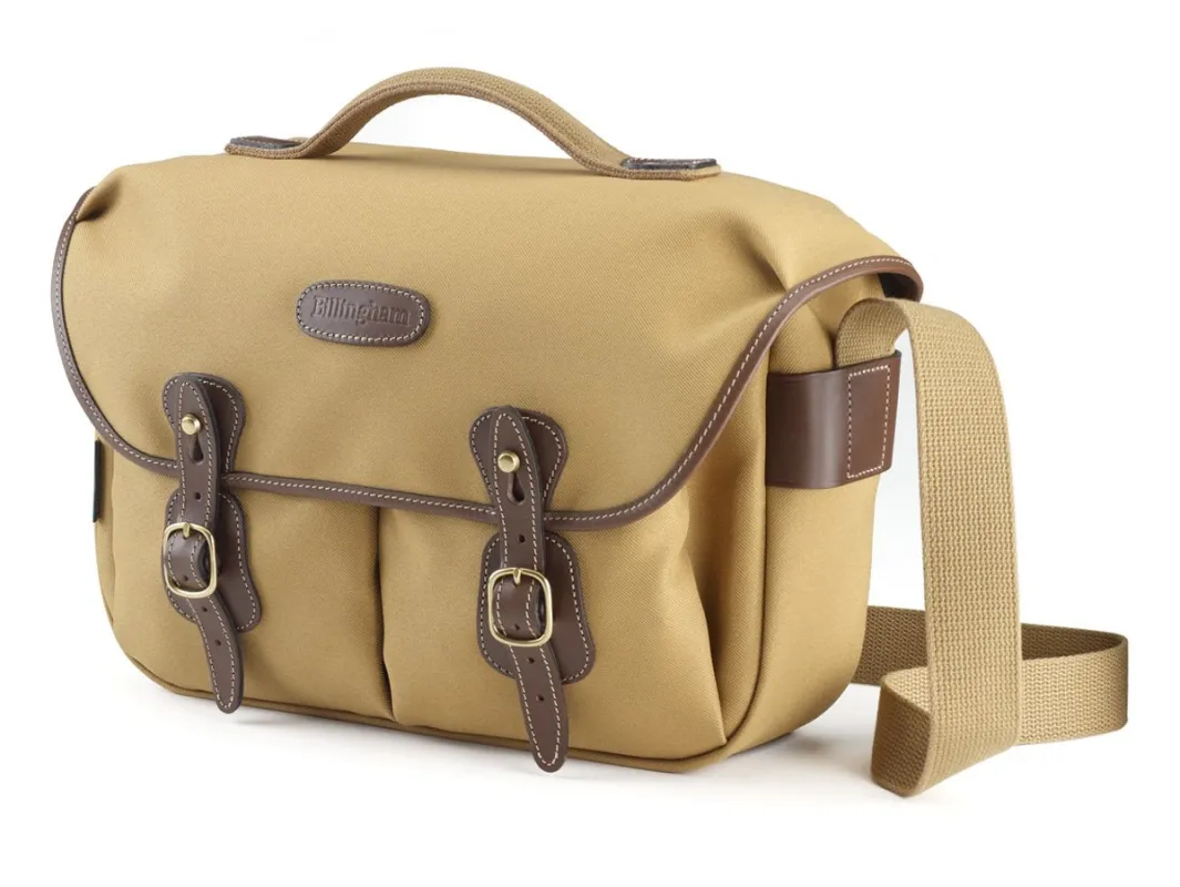 Hadley Pro Camera Bag - Khaki FibreNyte / Chocolate Leather made by Billingham